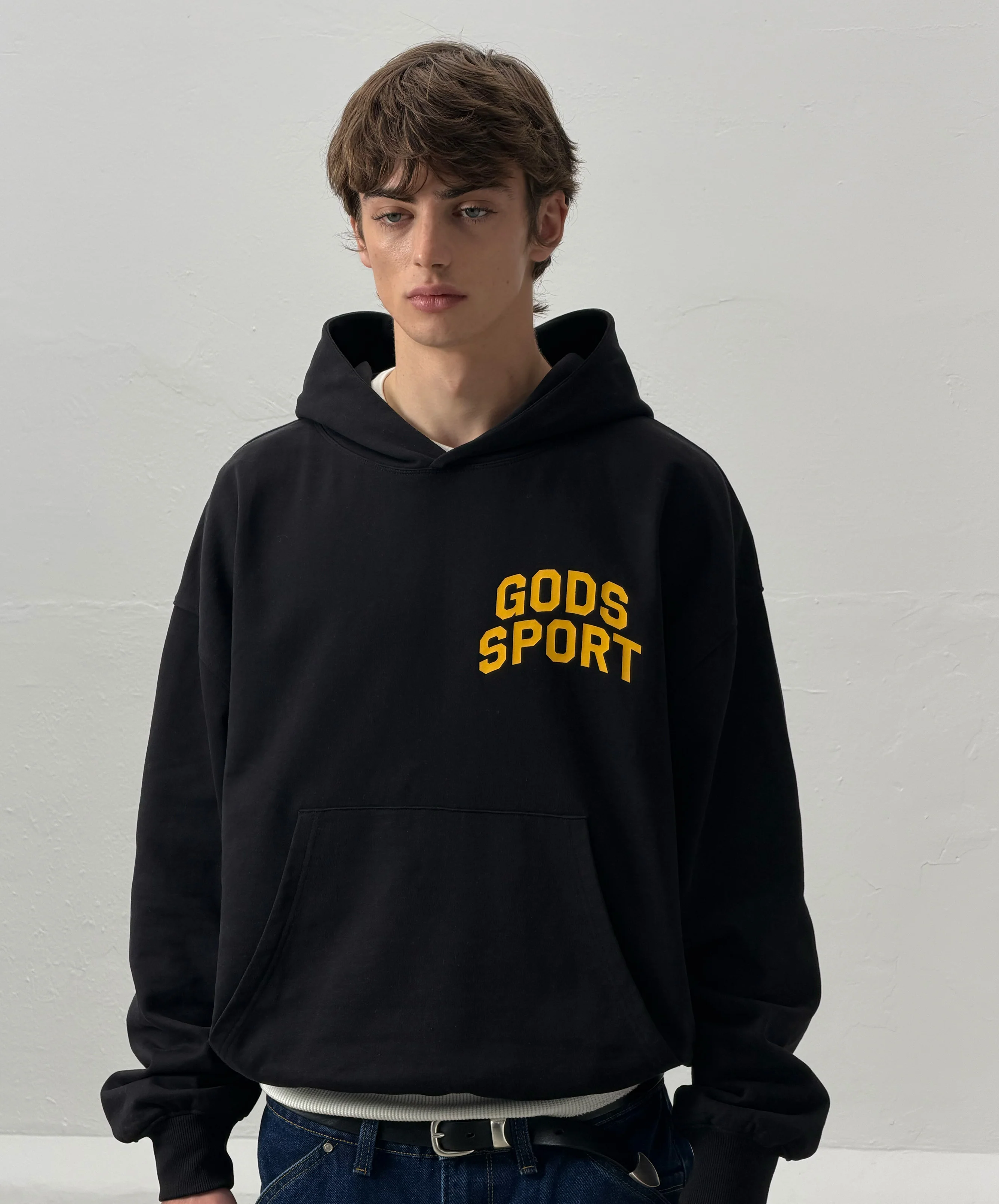 Gods Sports Club Hoodie Black - Image 10