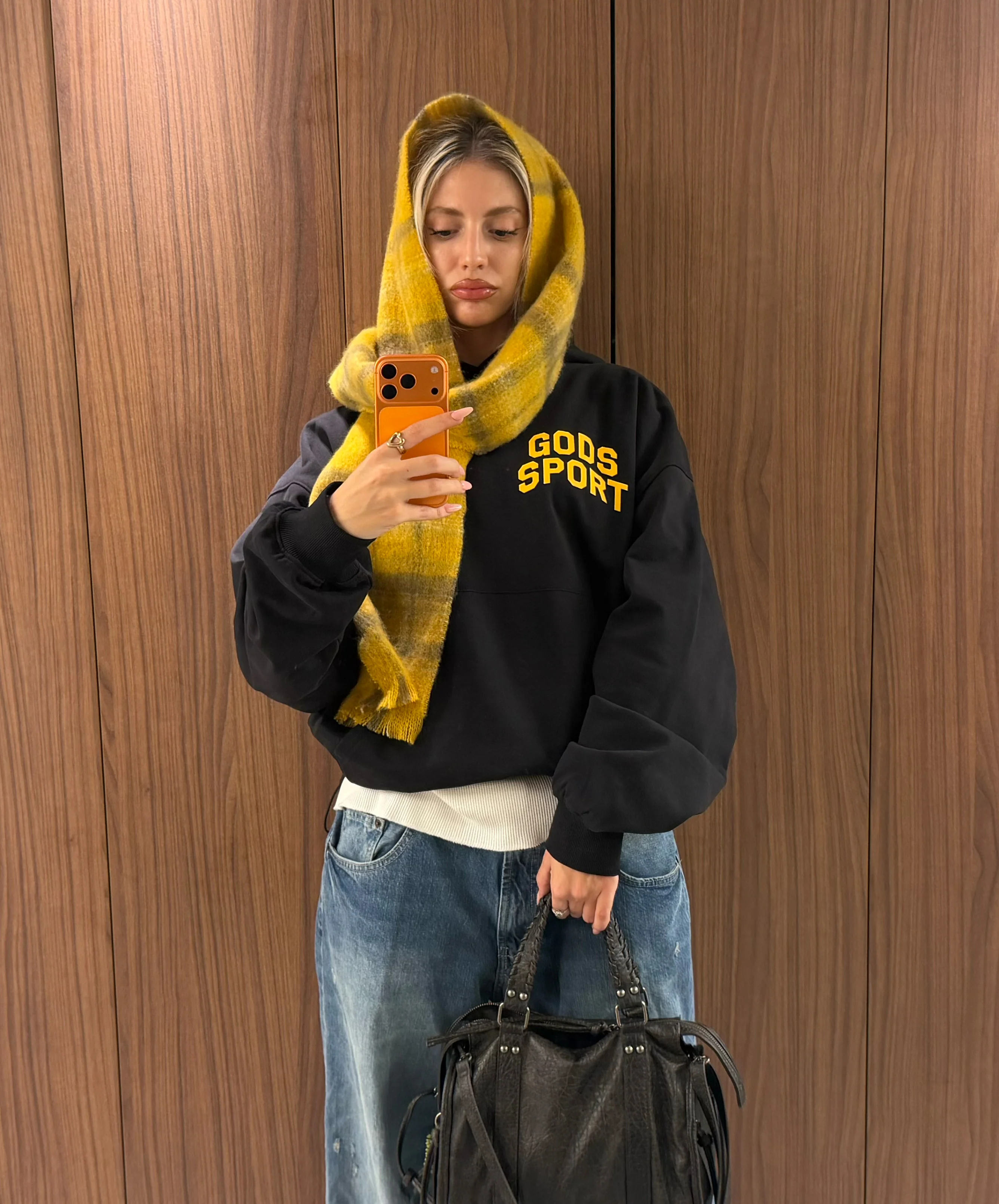Gods Sports Club Hoodie Black - Image 6