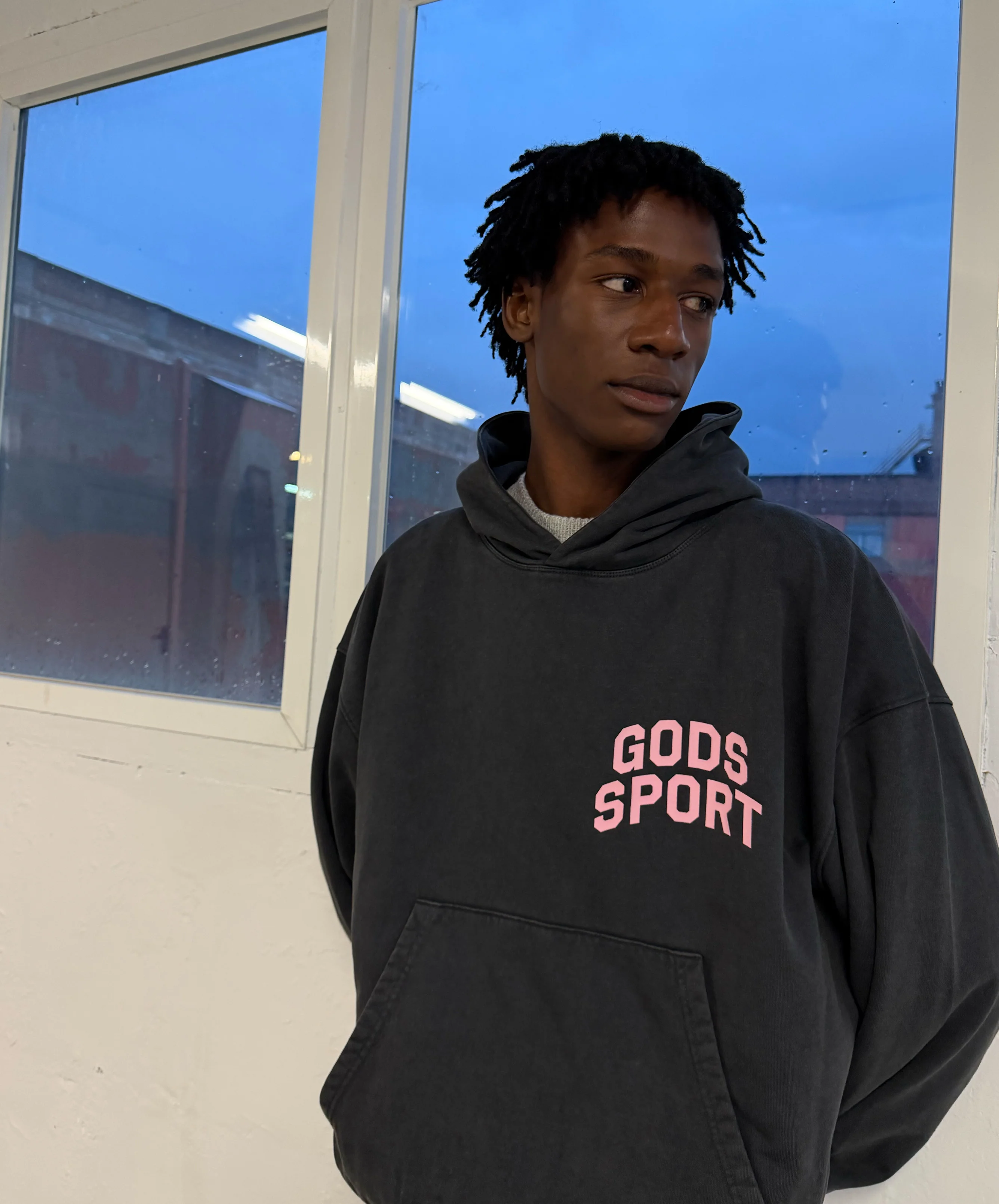 Gods Sports Club Hoodie Antracite - Image 11