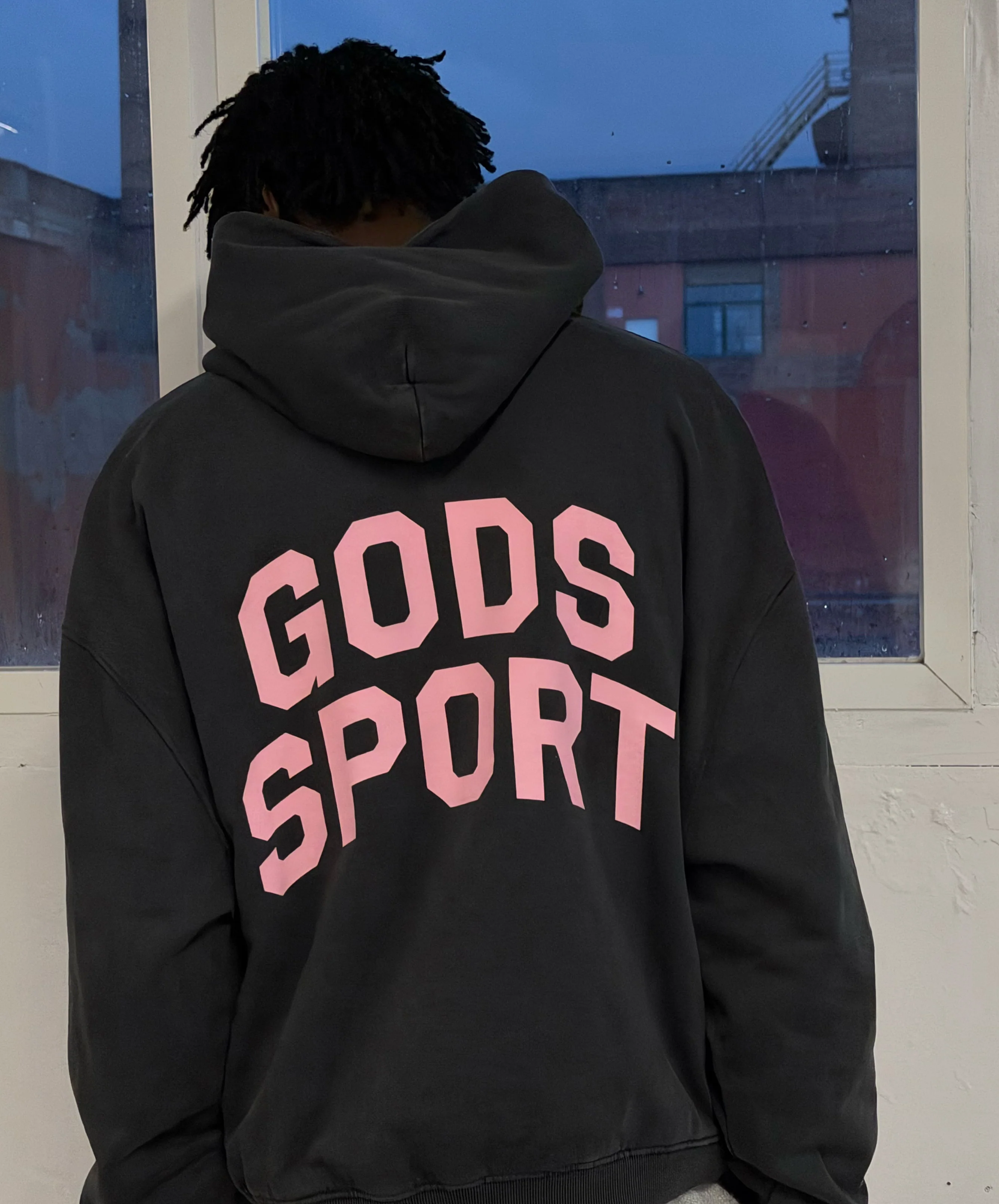 Gods Sports Club Hoodie Antracite - Image 6