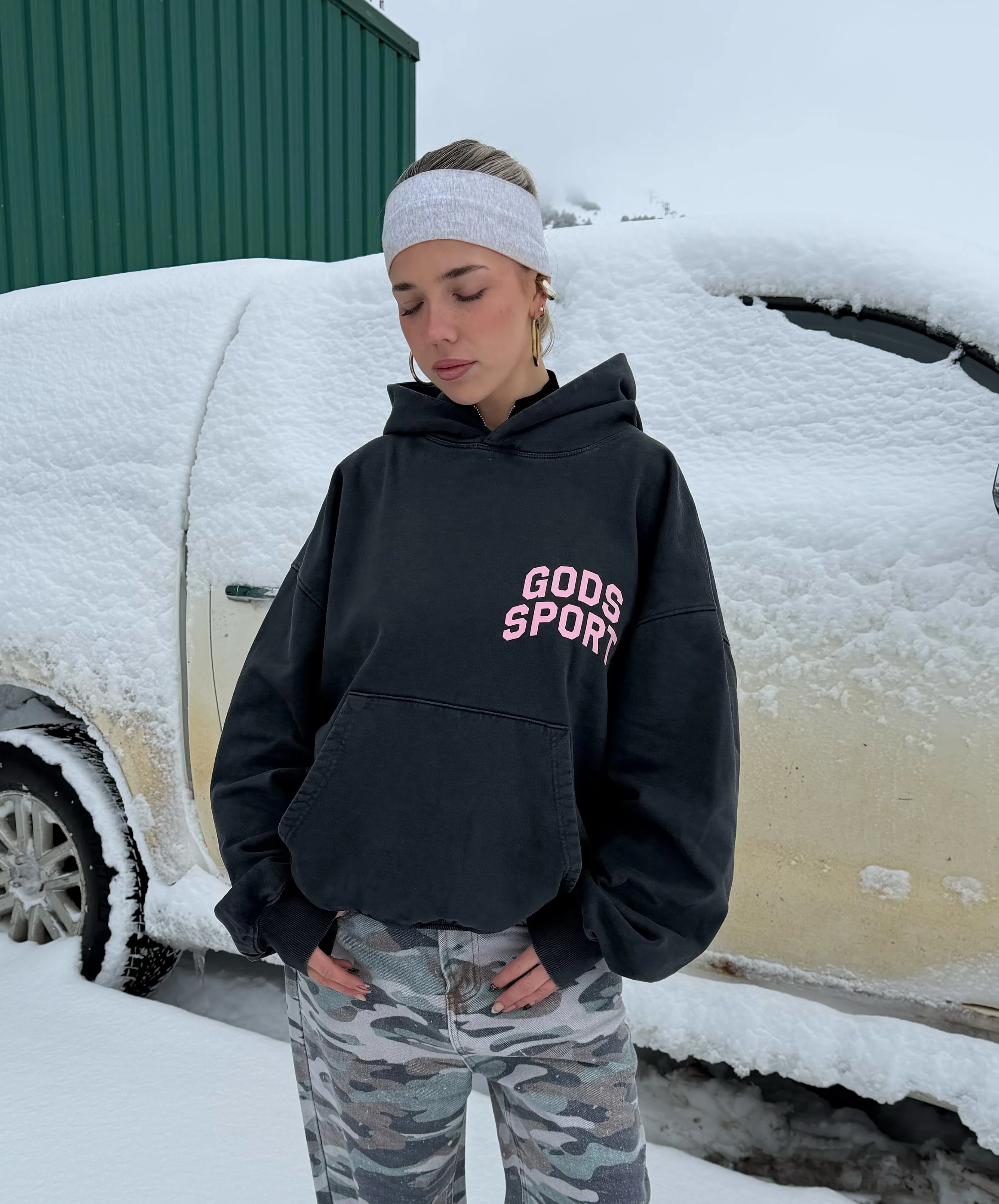 Gods Sports Club Hoodie Antracite - Image 7