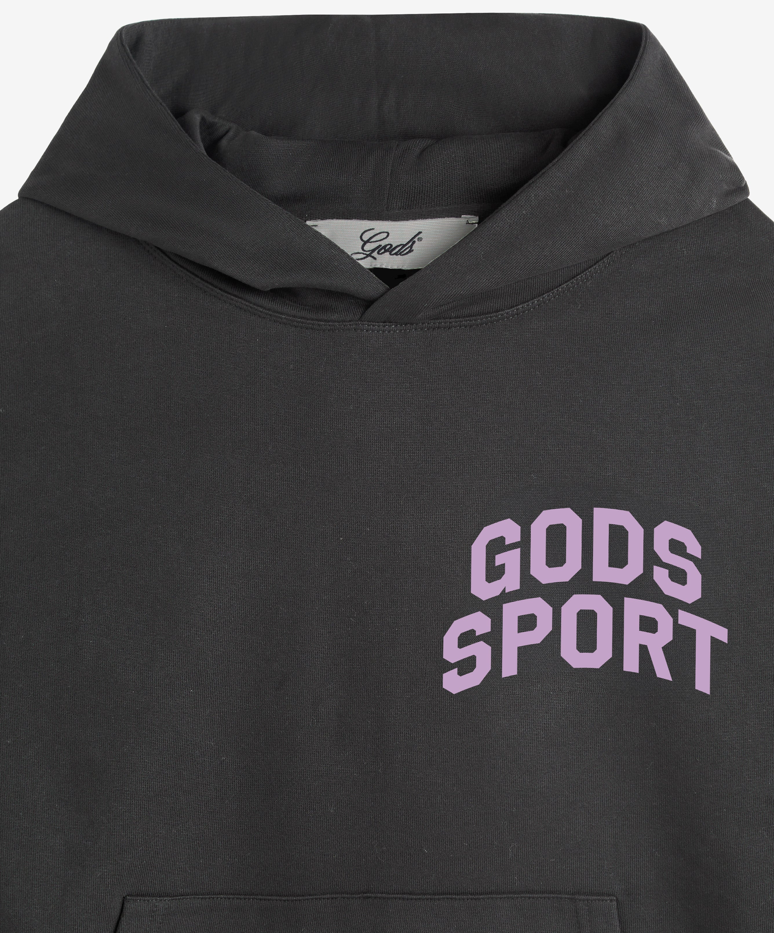Gods Sports Club Hoodie Antracite - Image 8