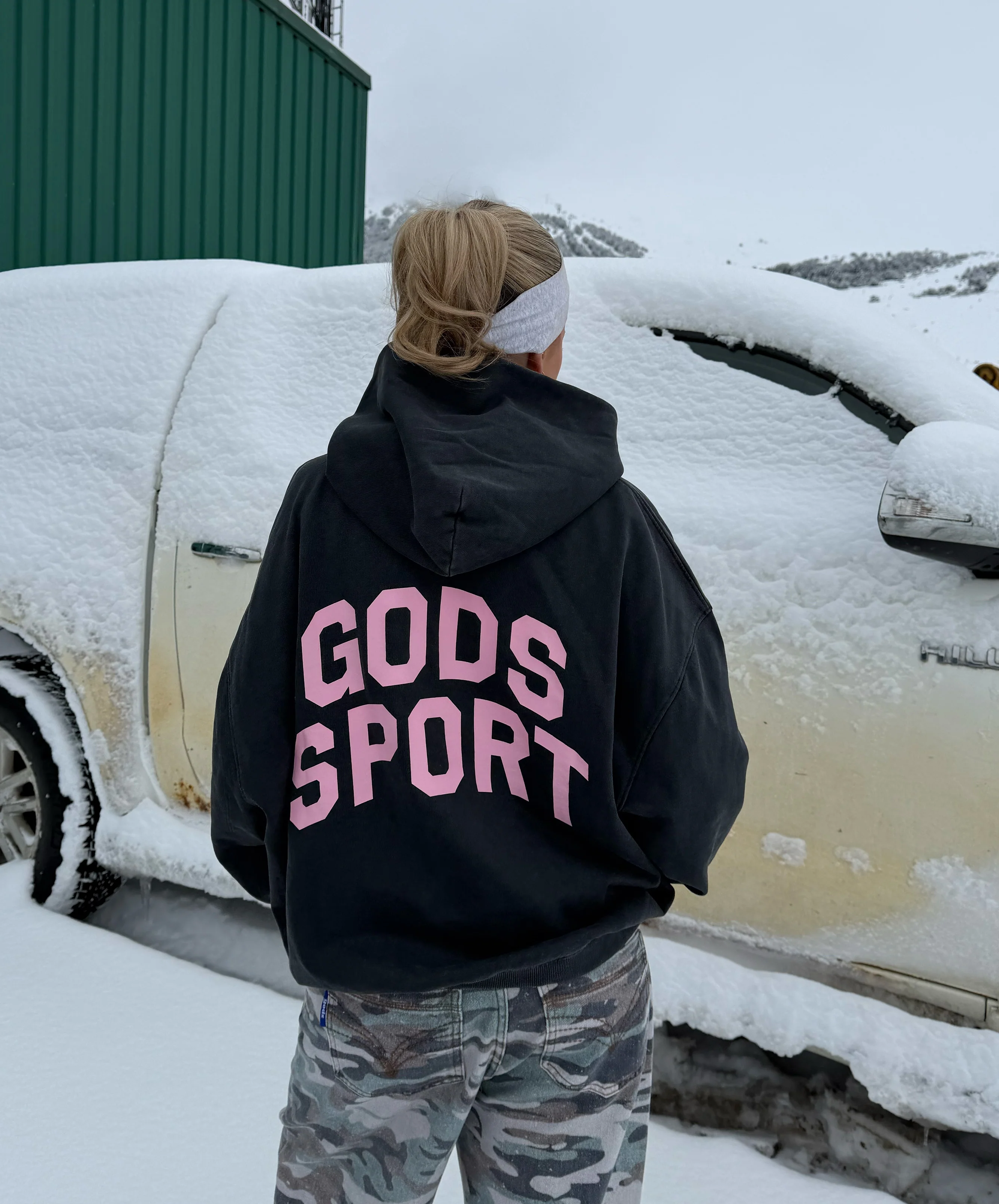 Gods Sports Club Hoodie Antracite - Image 9