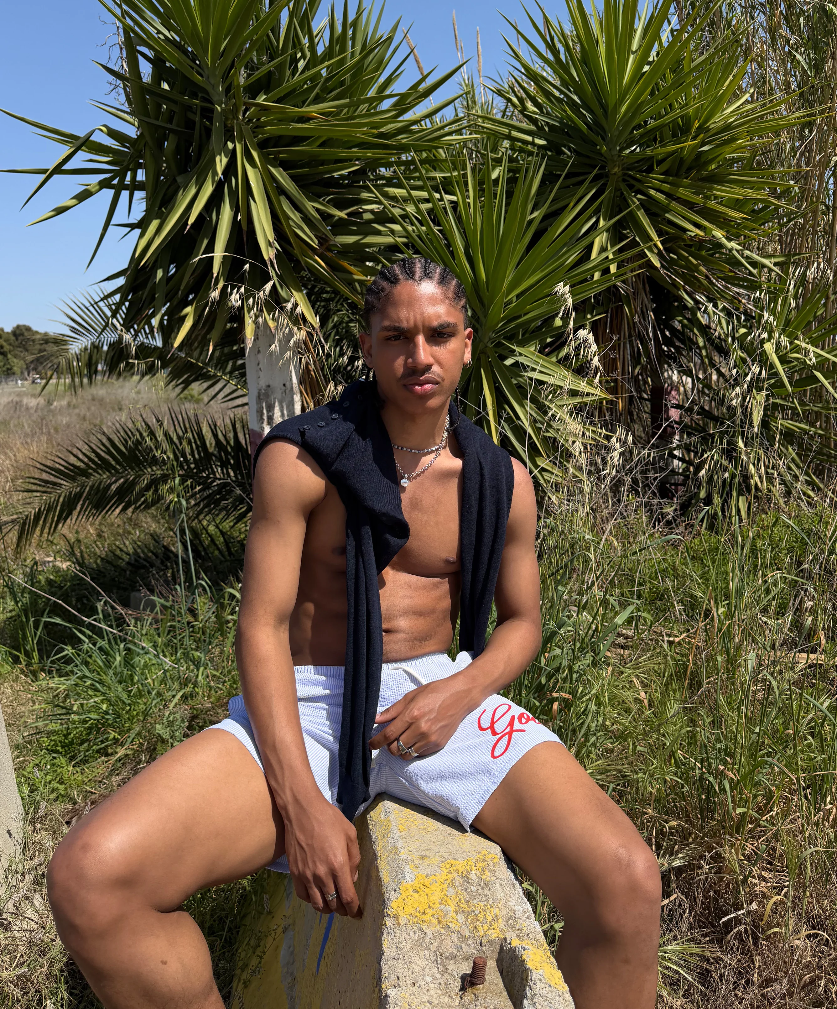 Gods Swimsuit Stripped Blue - Image 7