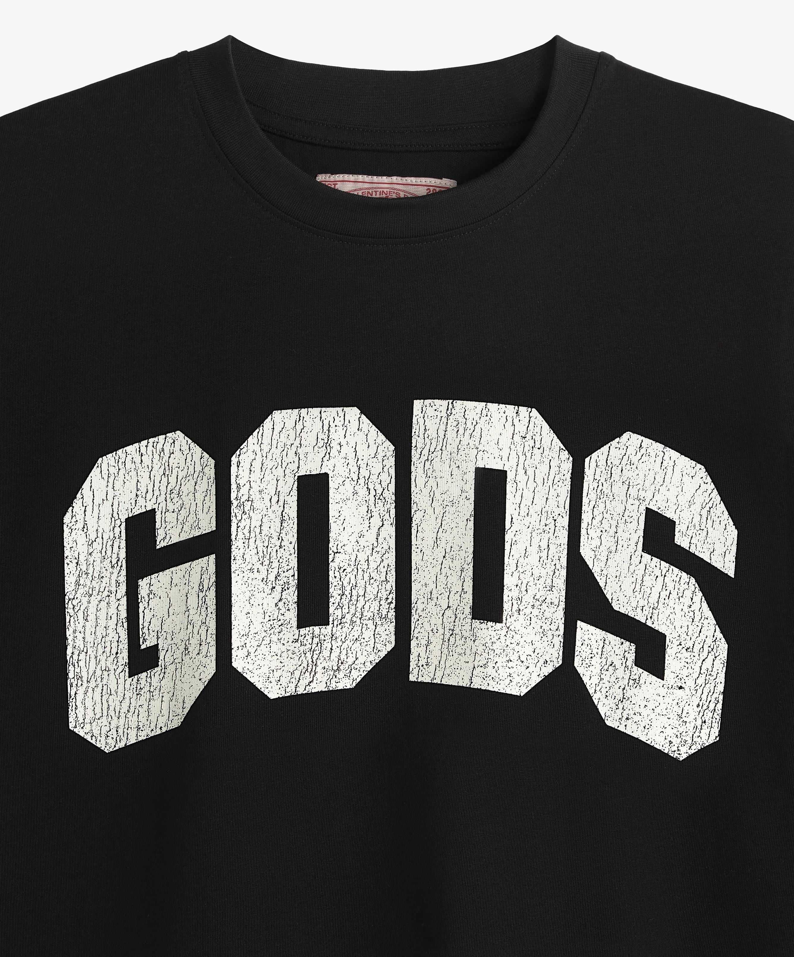 Gods Boxy Tee Black - Image 5