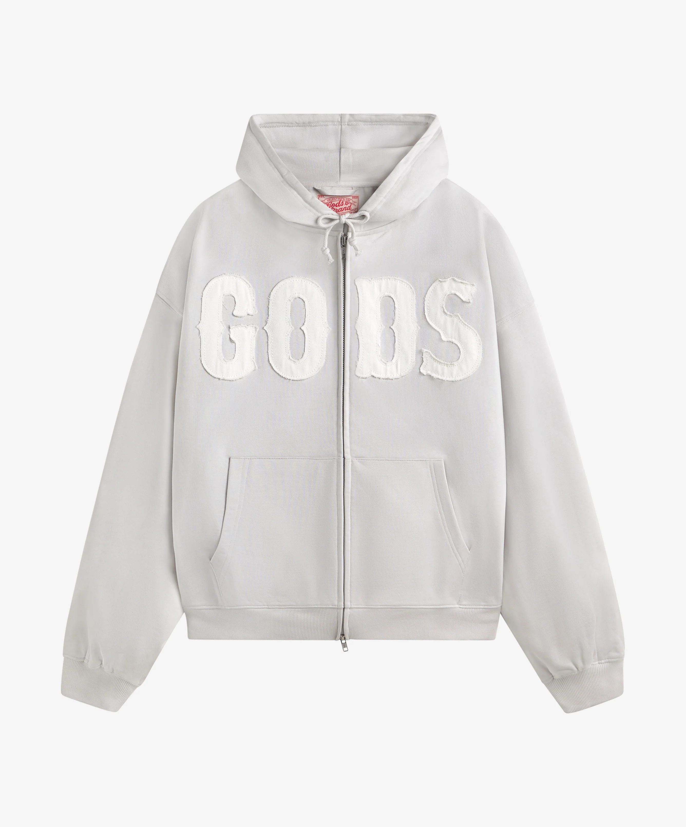 Gods Zipper Light Grey - Image 2