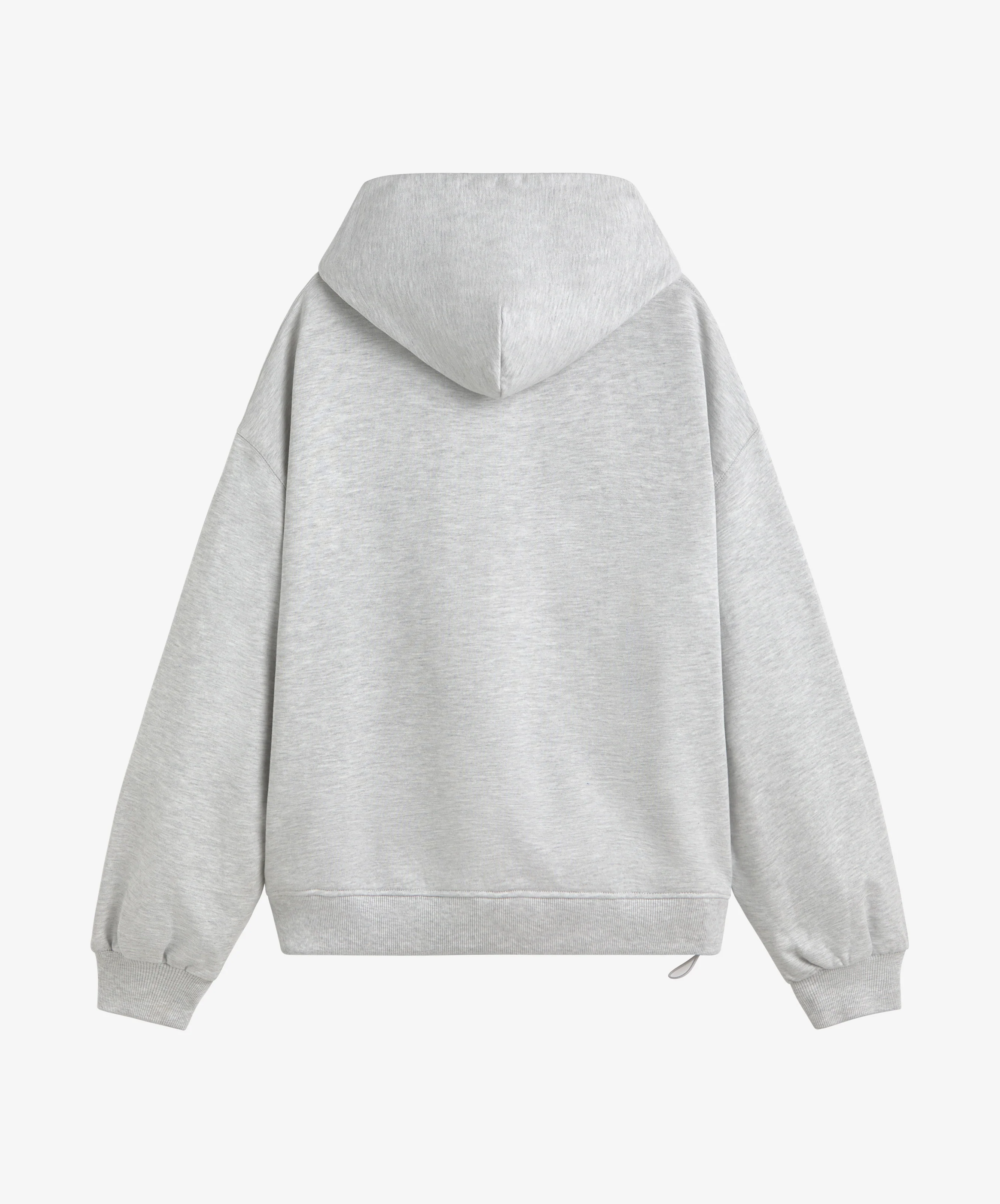 Godsbrand Cropped Hoodie Grey Melange - Image 4