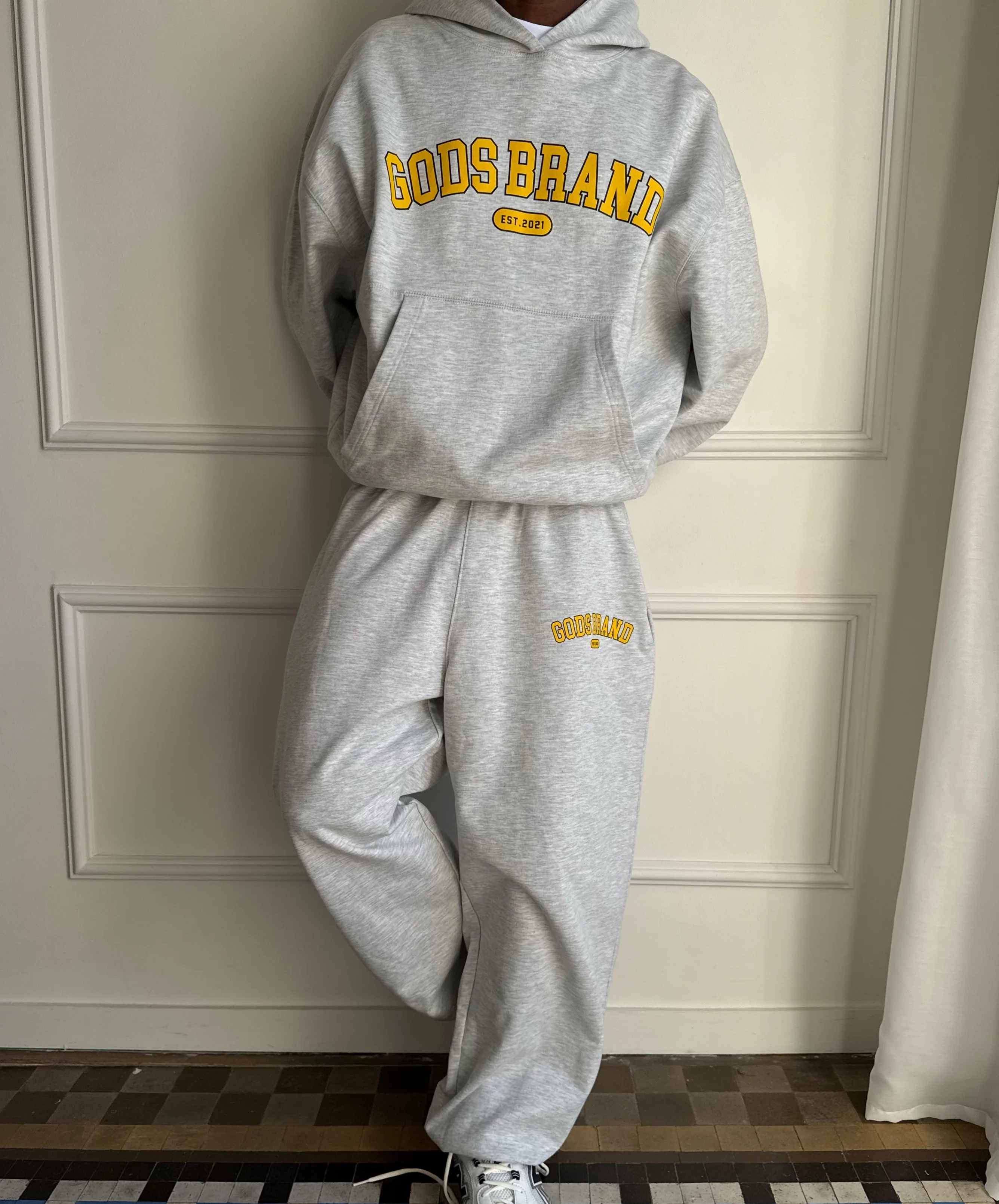Godsbrand Joggers Grey Melange - Image 5