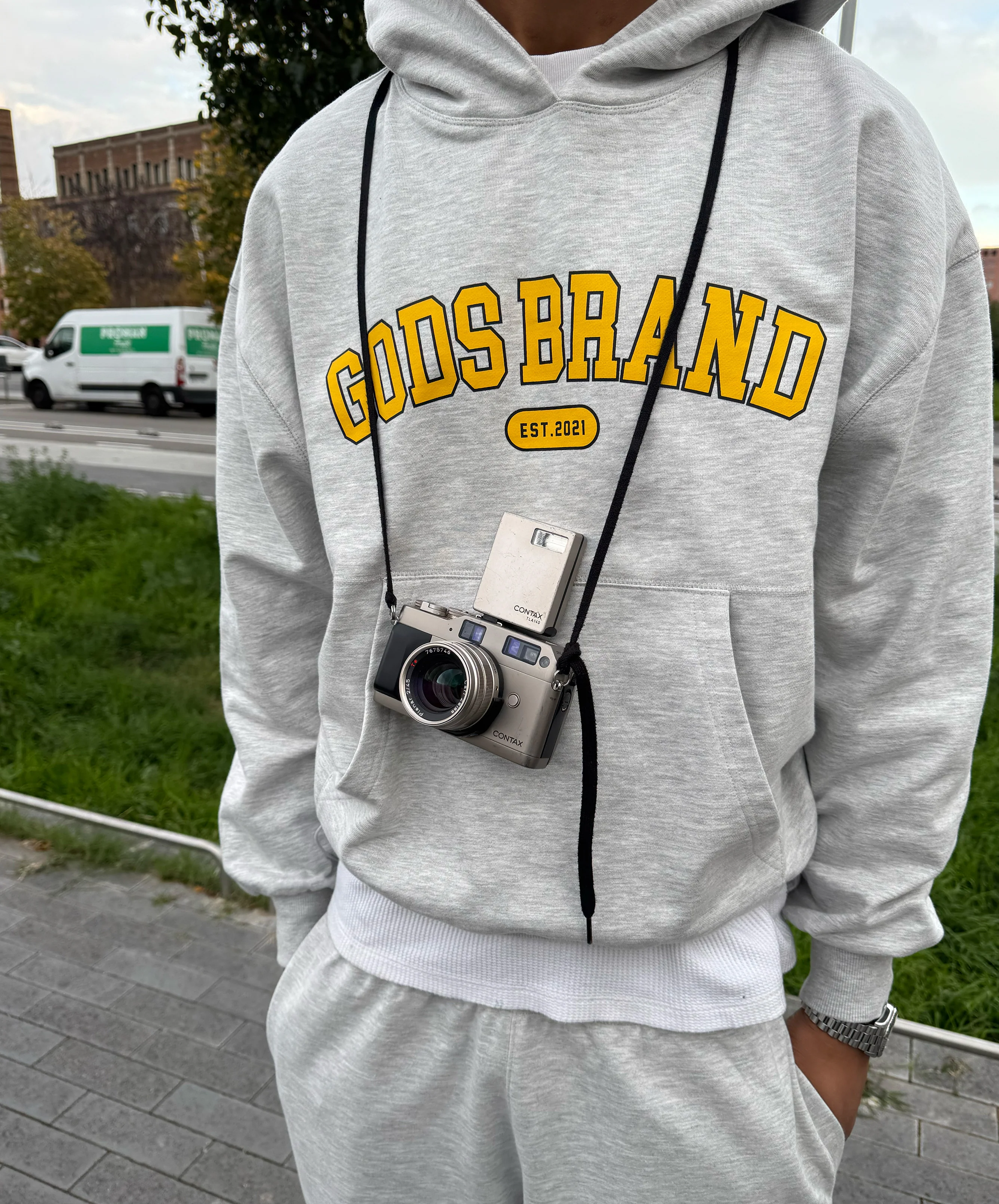 Godsbrand Joggers Grey Melange - Image 6