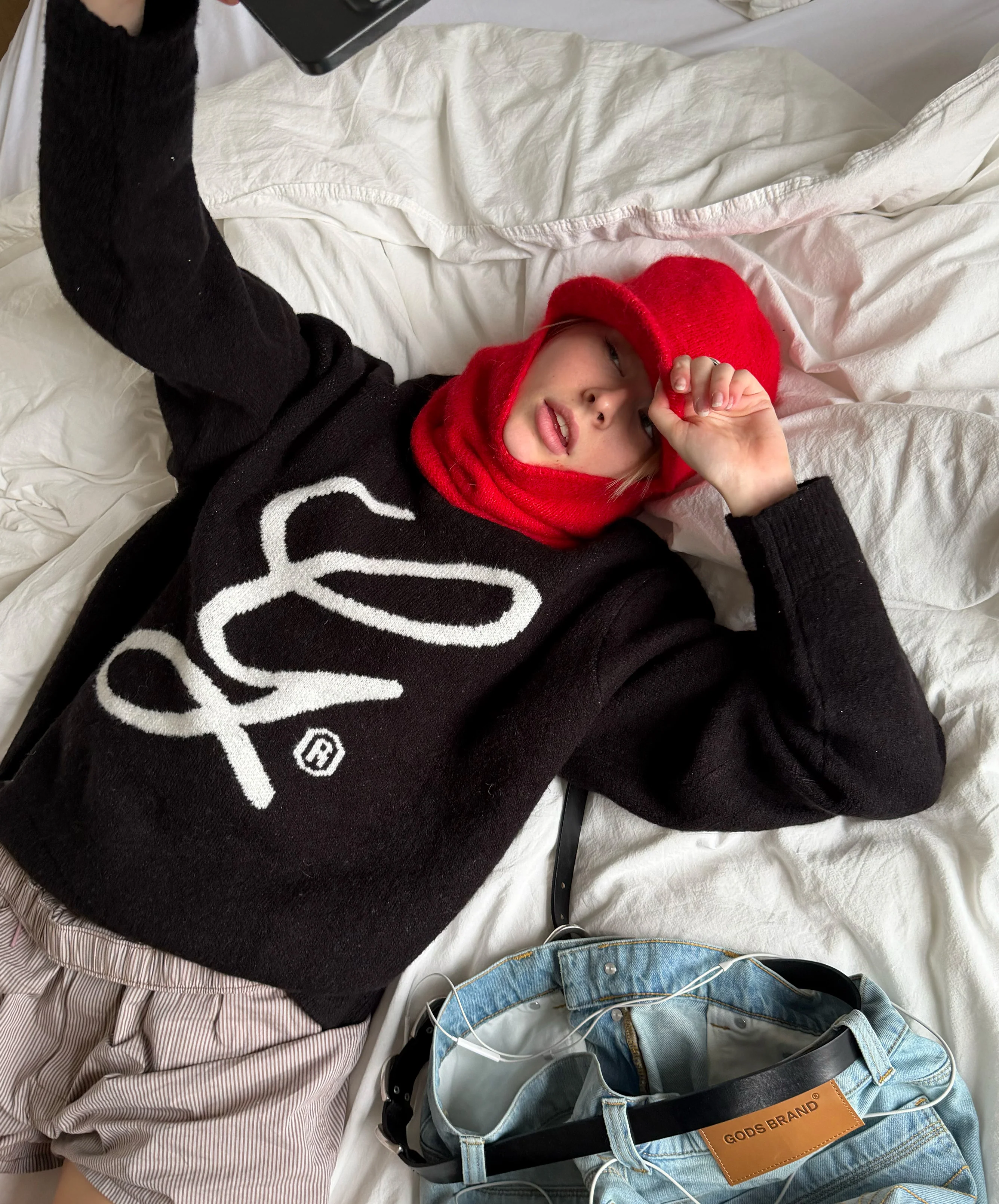 G'S Knitted Sweater Black - Image 4