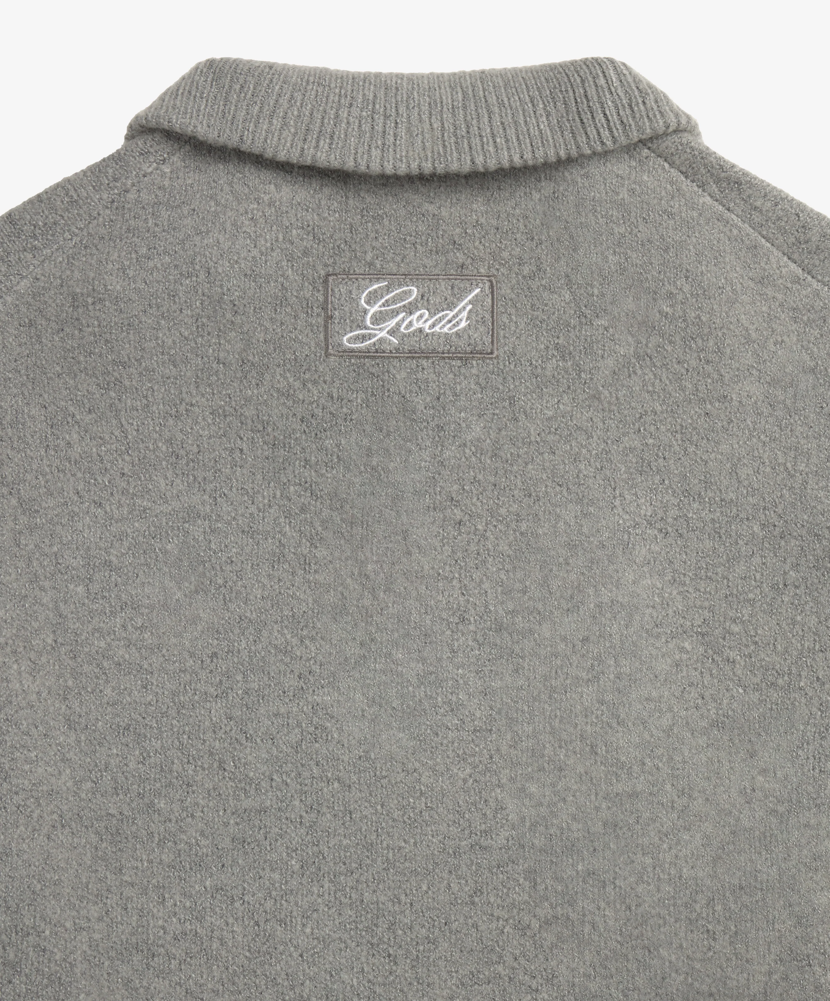 G'S Knitted Zipper Light Grey - Image 10