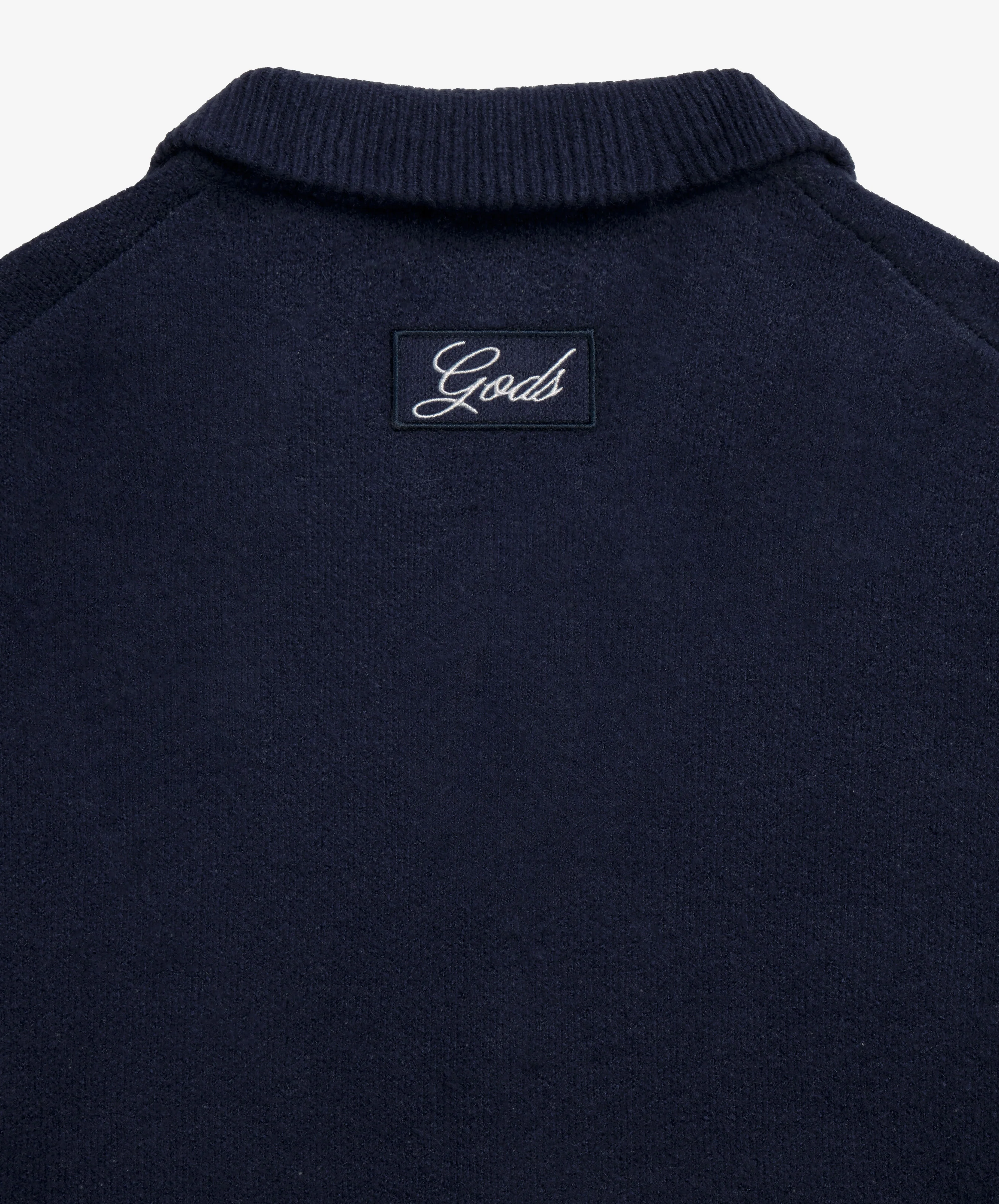 G'S Knitted Zipper Navy - Image 6