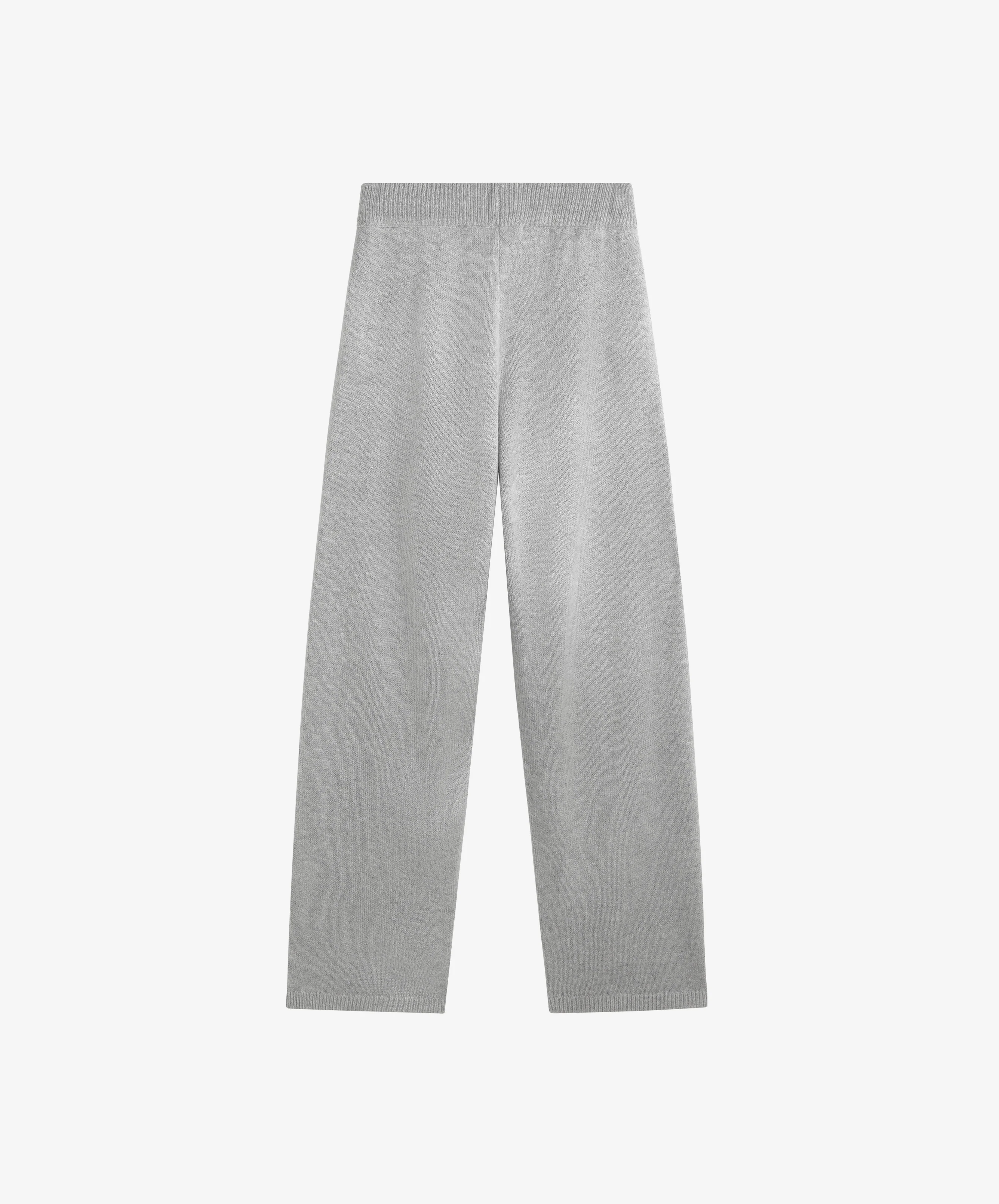 Handwritten Knitted Joggers Light Grey - Image 4