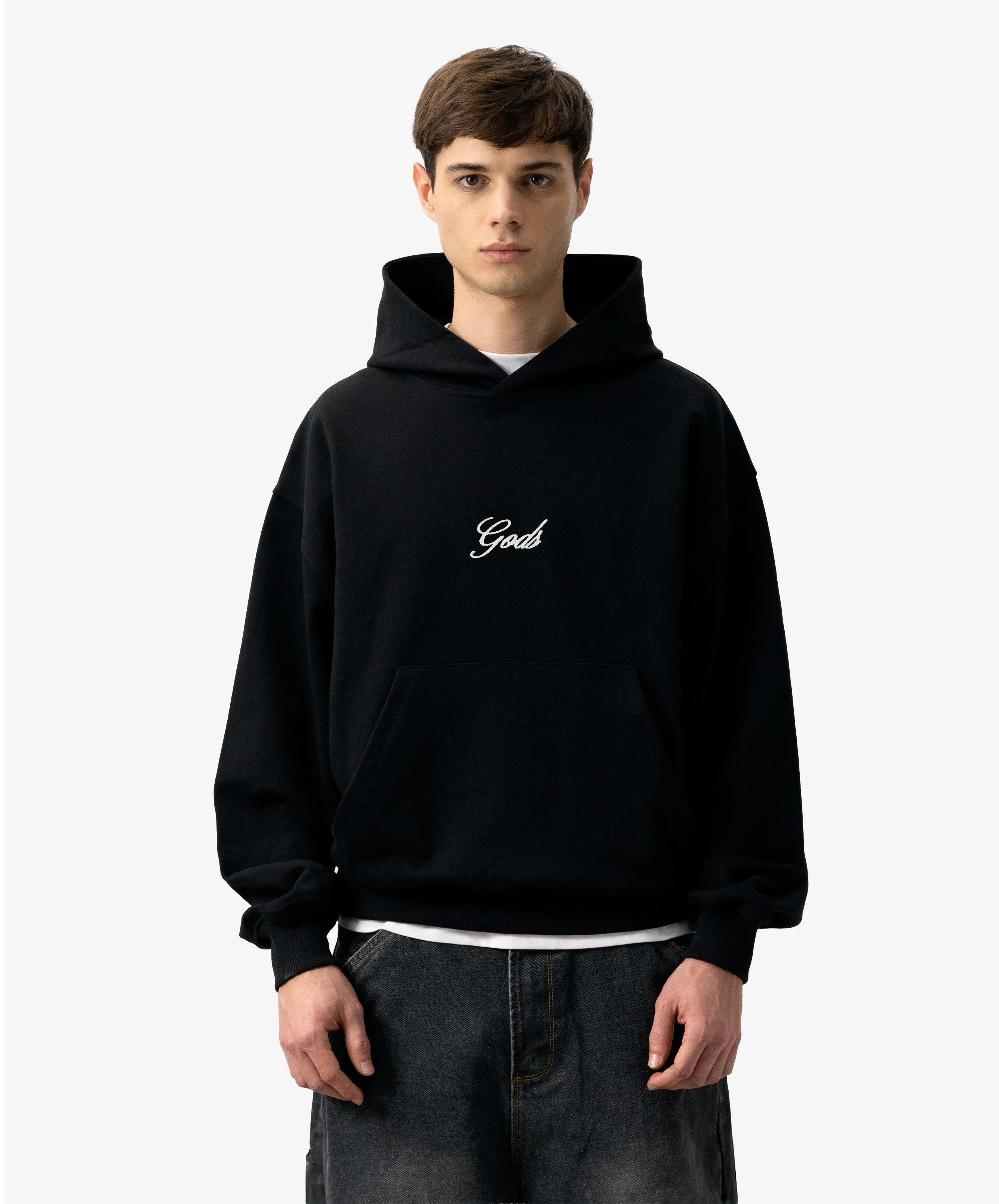 Iced Heart Hoodie Black - Image 3