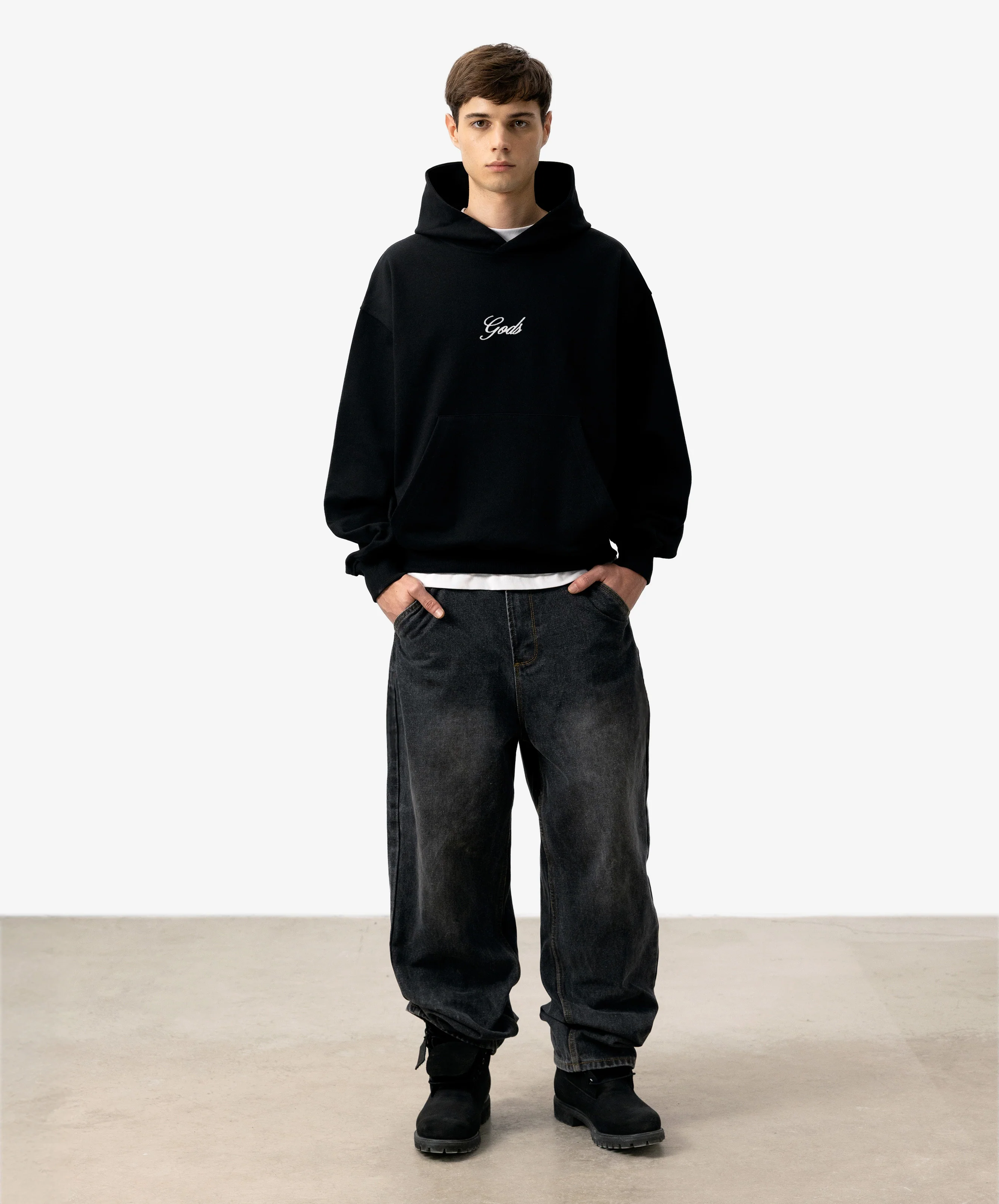Iced Heart Hoodie Black - Image 7