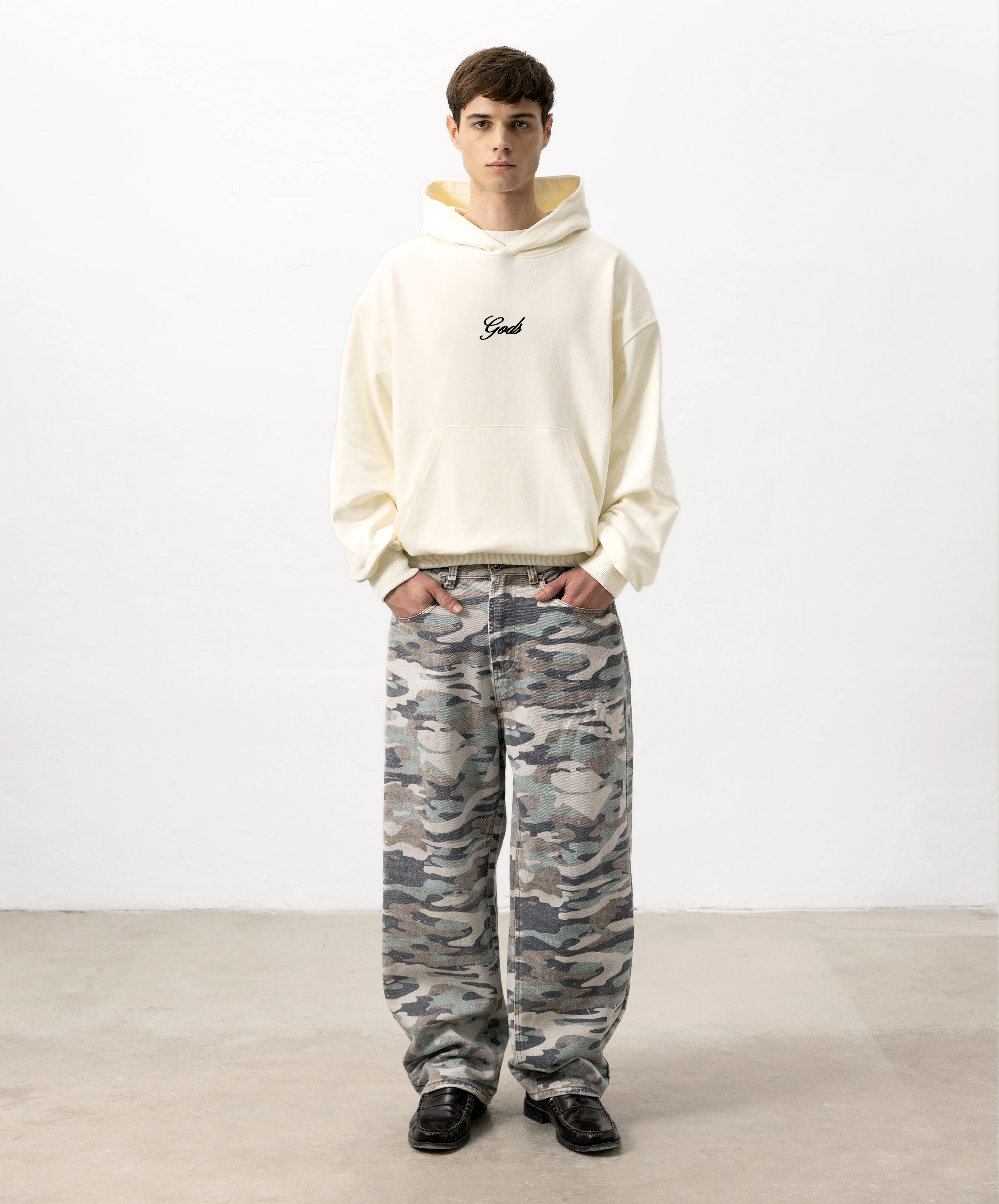 Iced Heart Hoodie Cream - Image 7