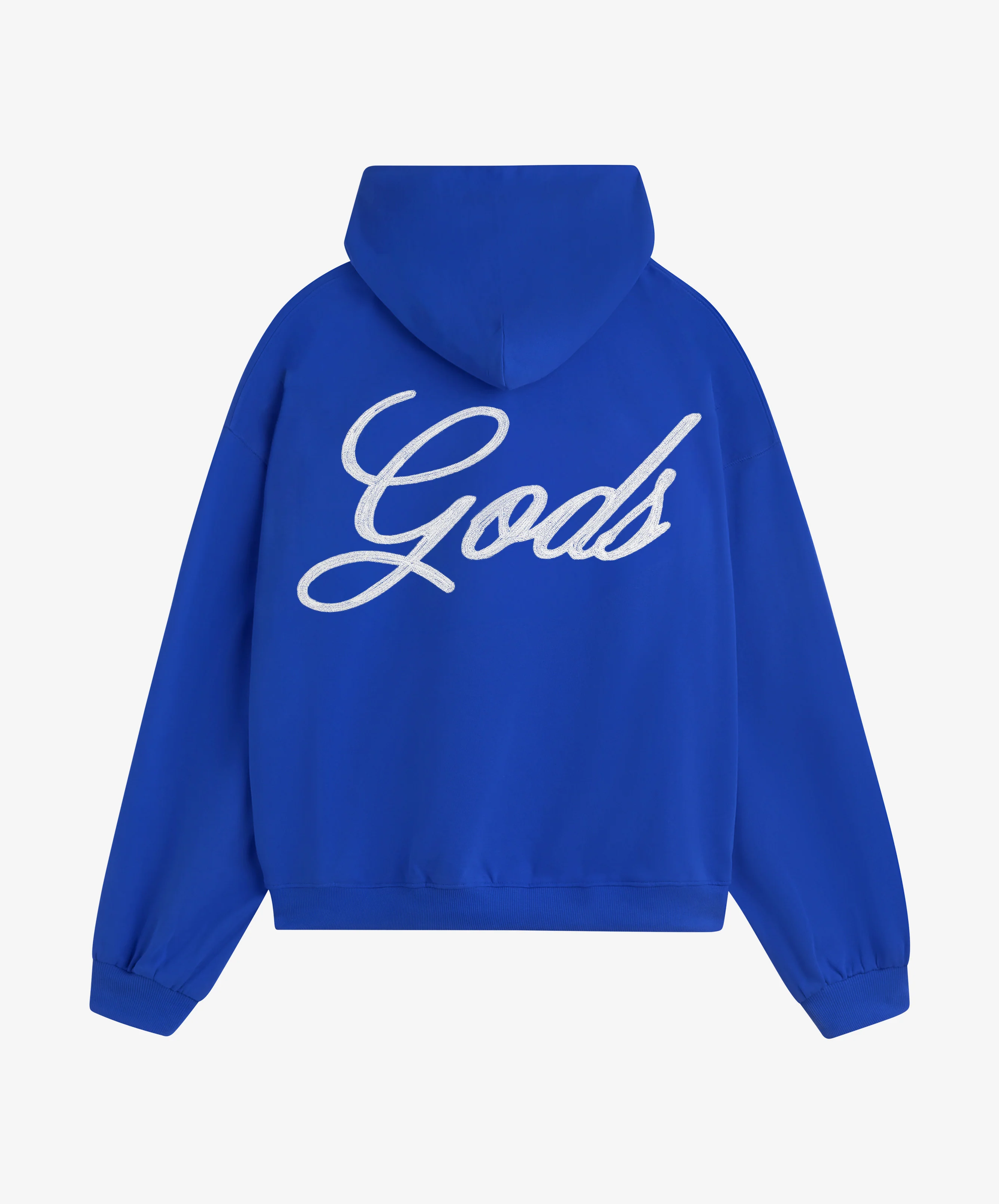 Love Script Hoodie Blue - Image 4