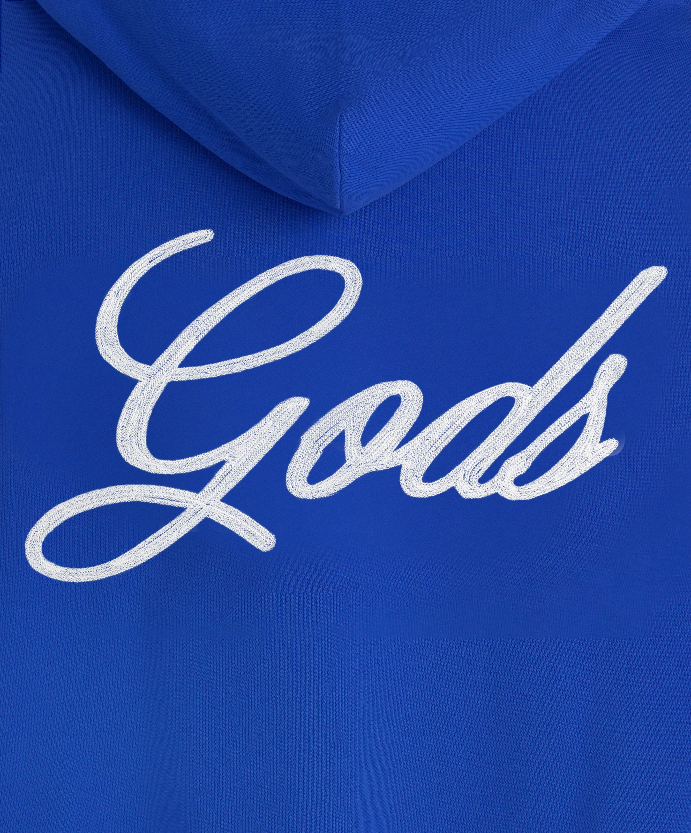 Love Script Hoodie Blue - Image 9