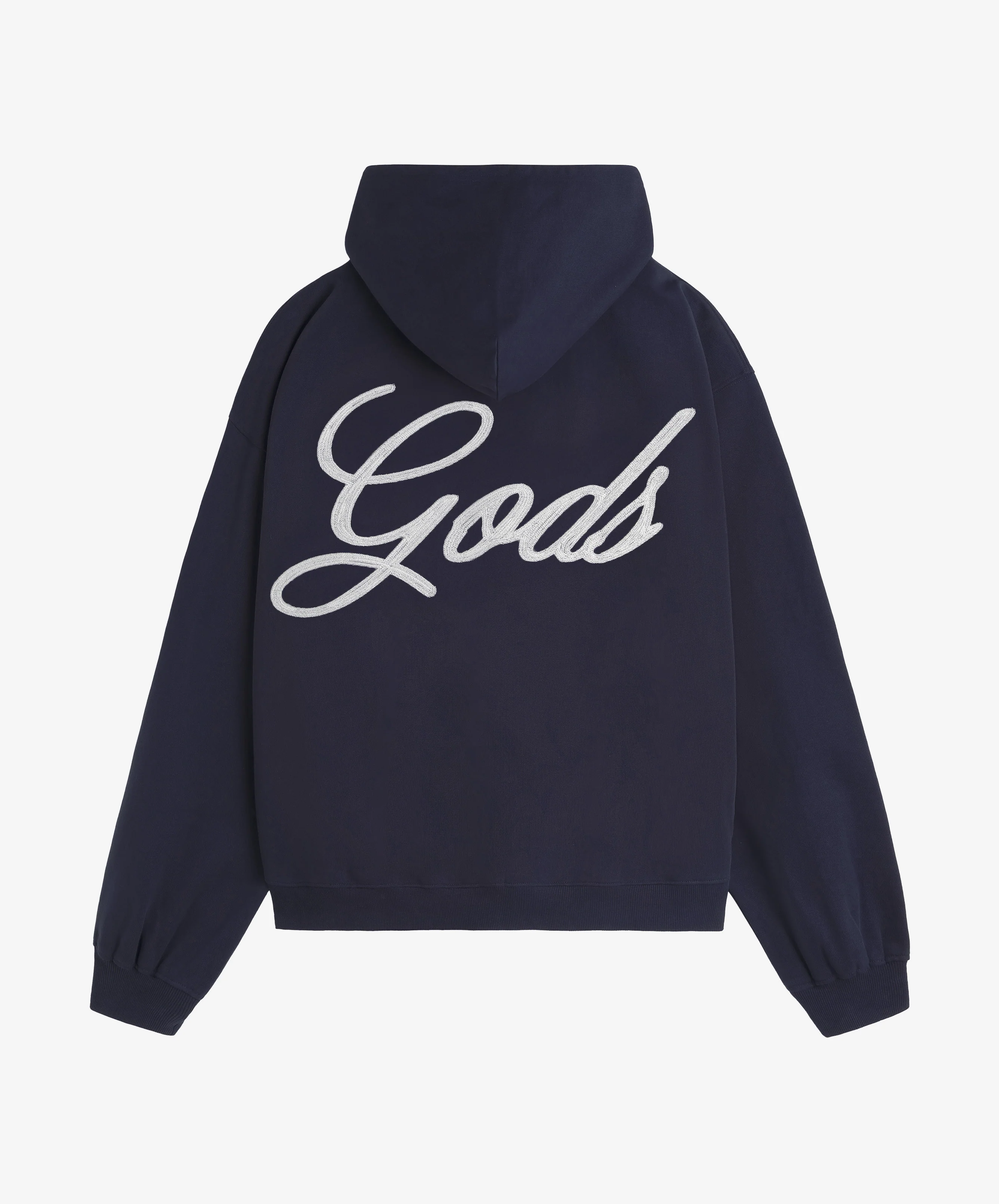Love Script Zipper Navy - Image 3