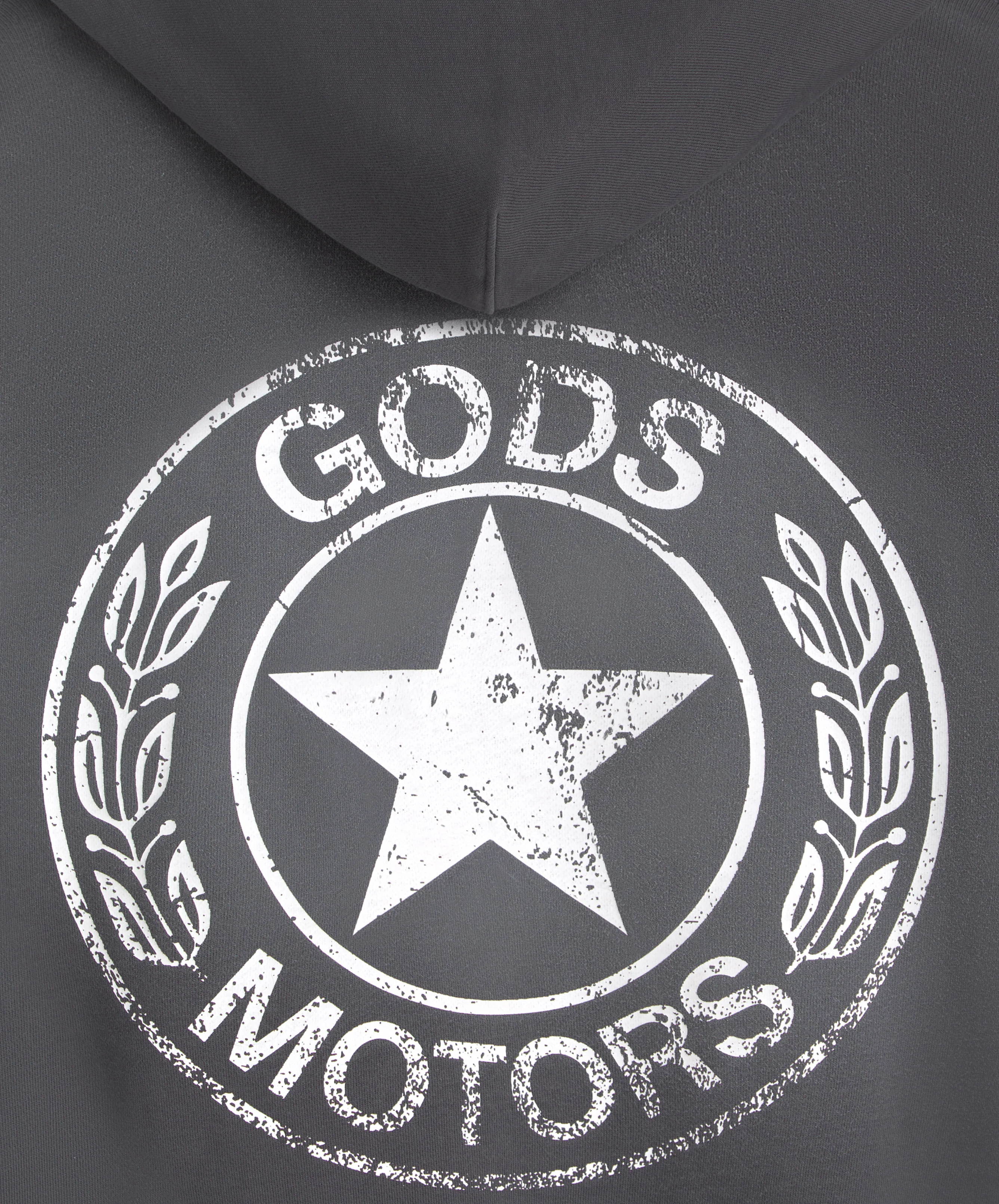 Motor Cropped Hoodie Black - Image 7