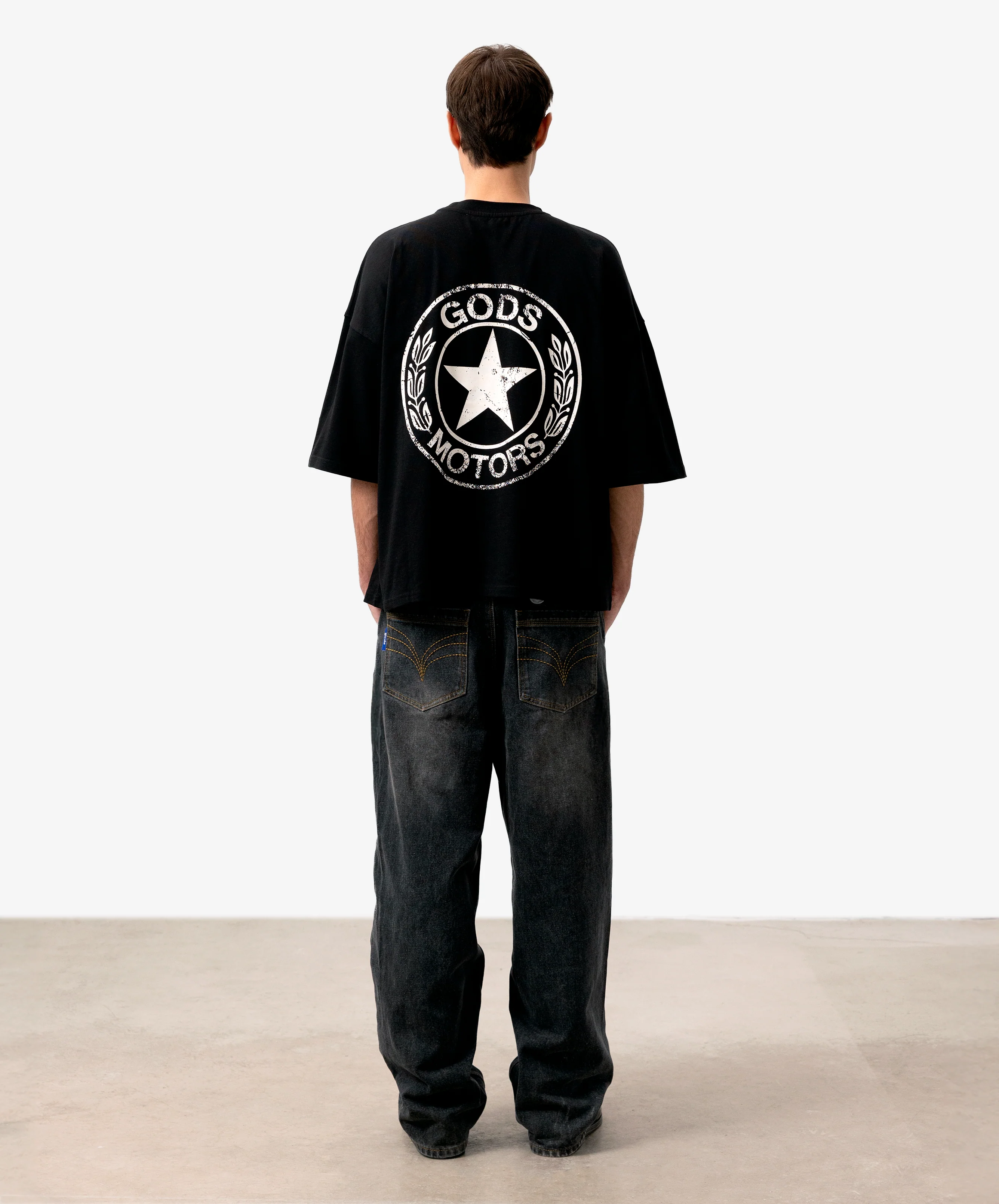 Motor Boxy Tee Black - Image 3