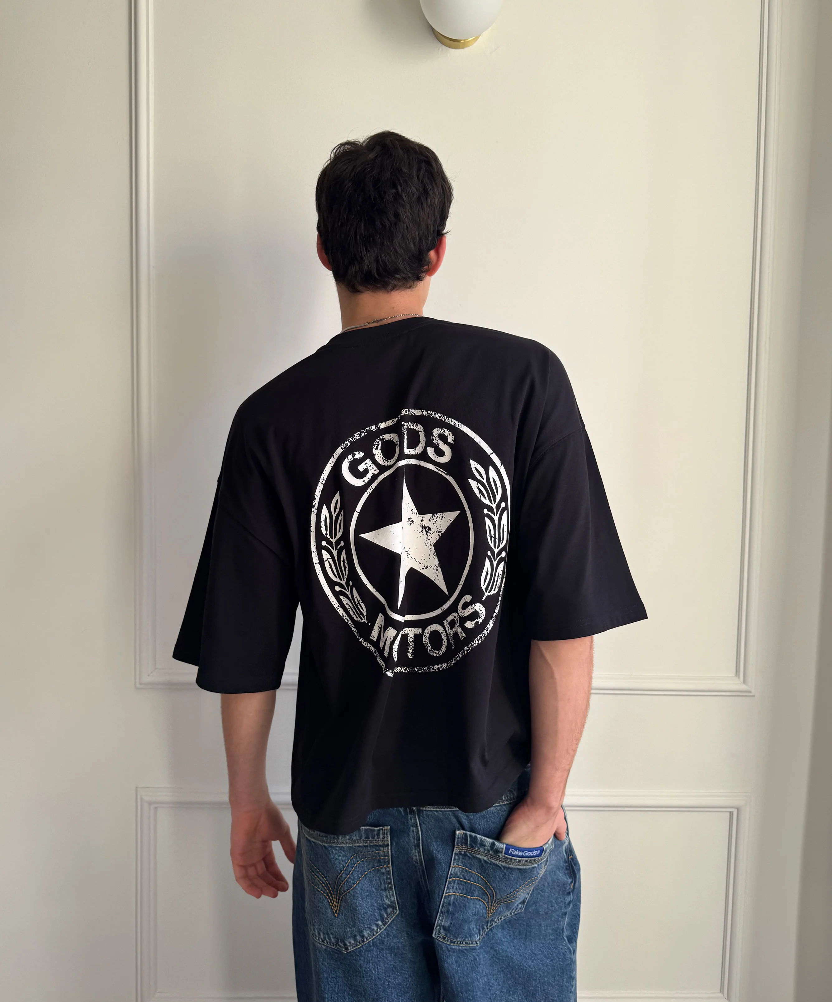 Motor Boxy Tee Black - Image 7