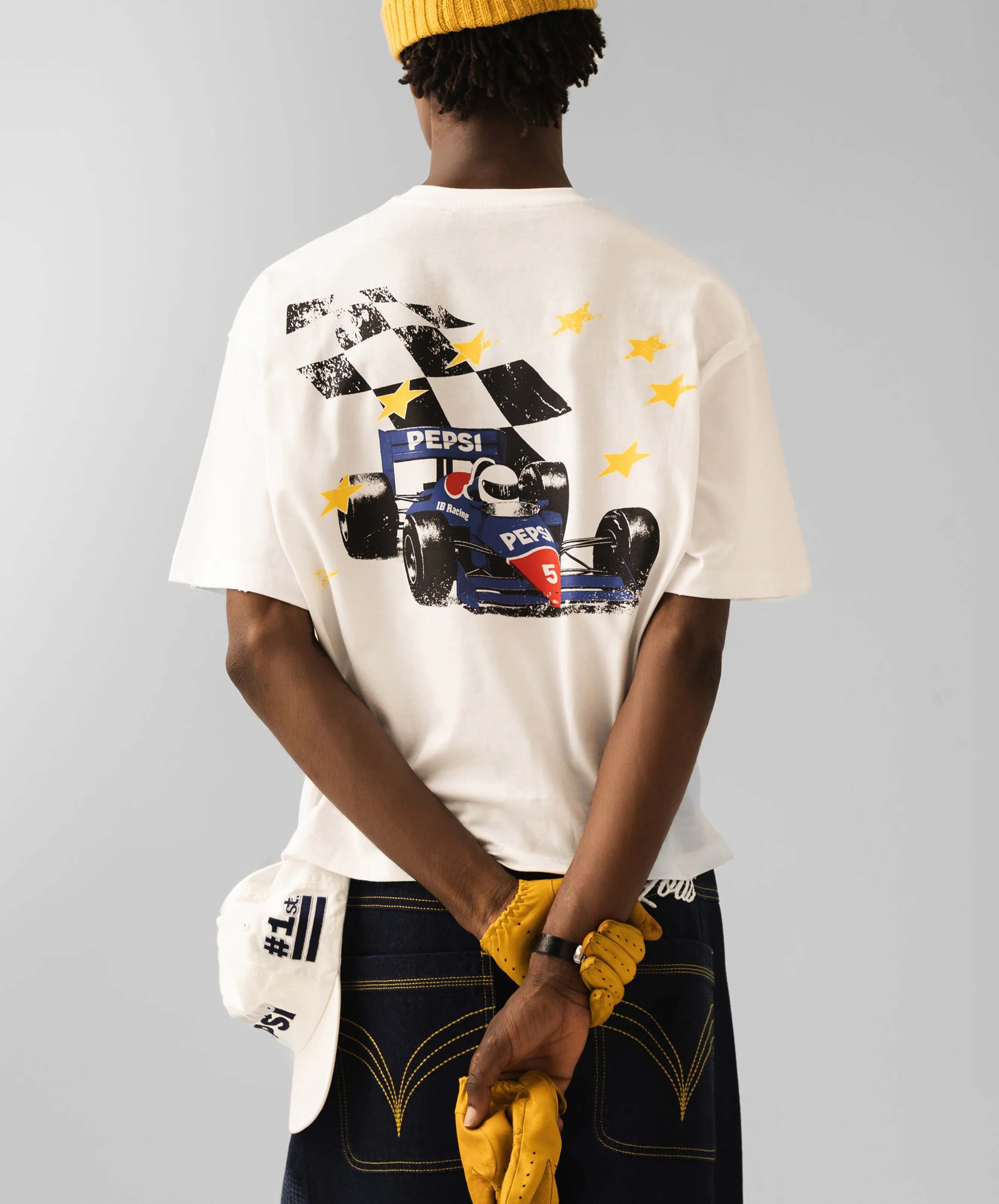 Racer Boxy Tee White - Image 4