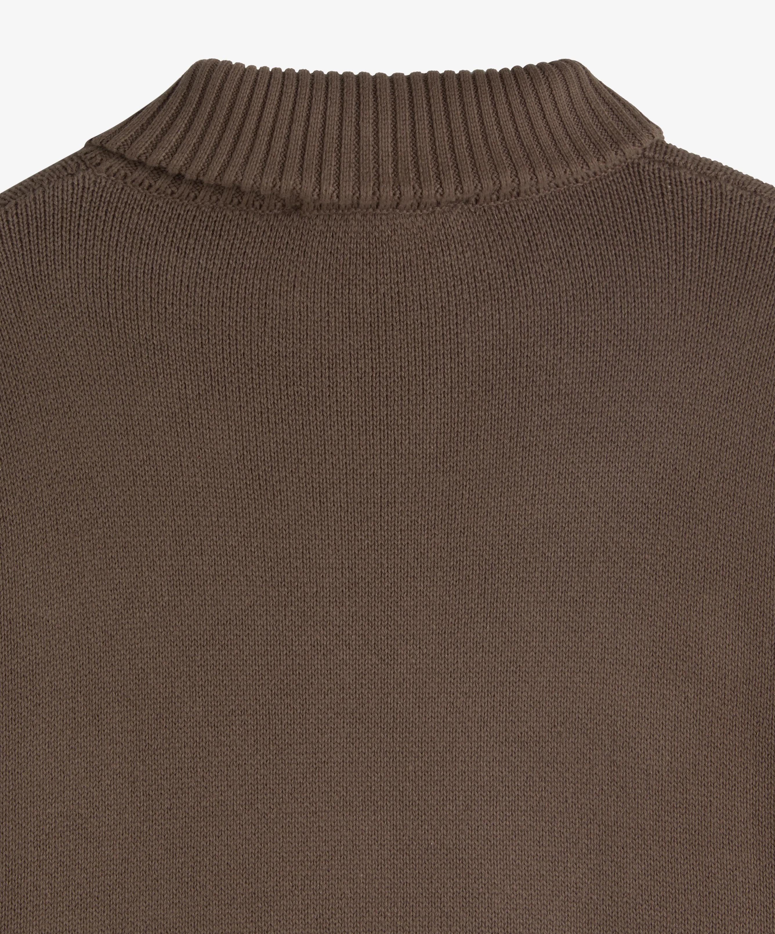 Racing Knitted Zipper Brown - Image 7