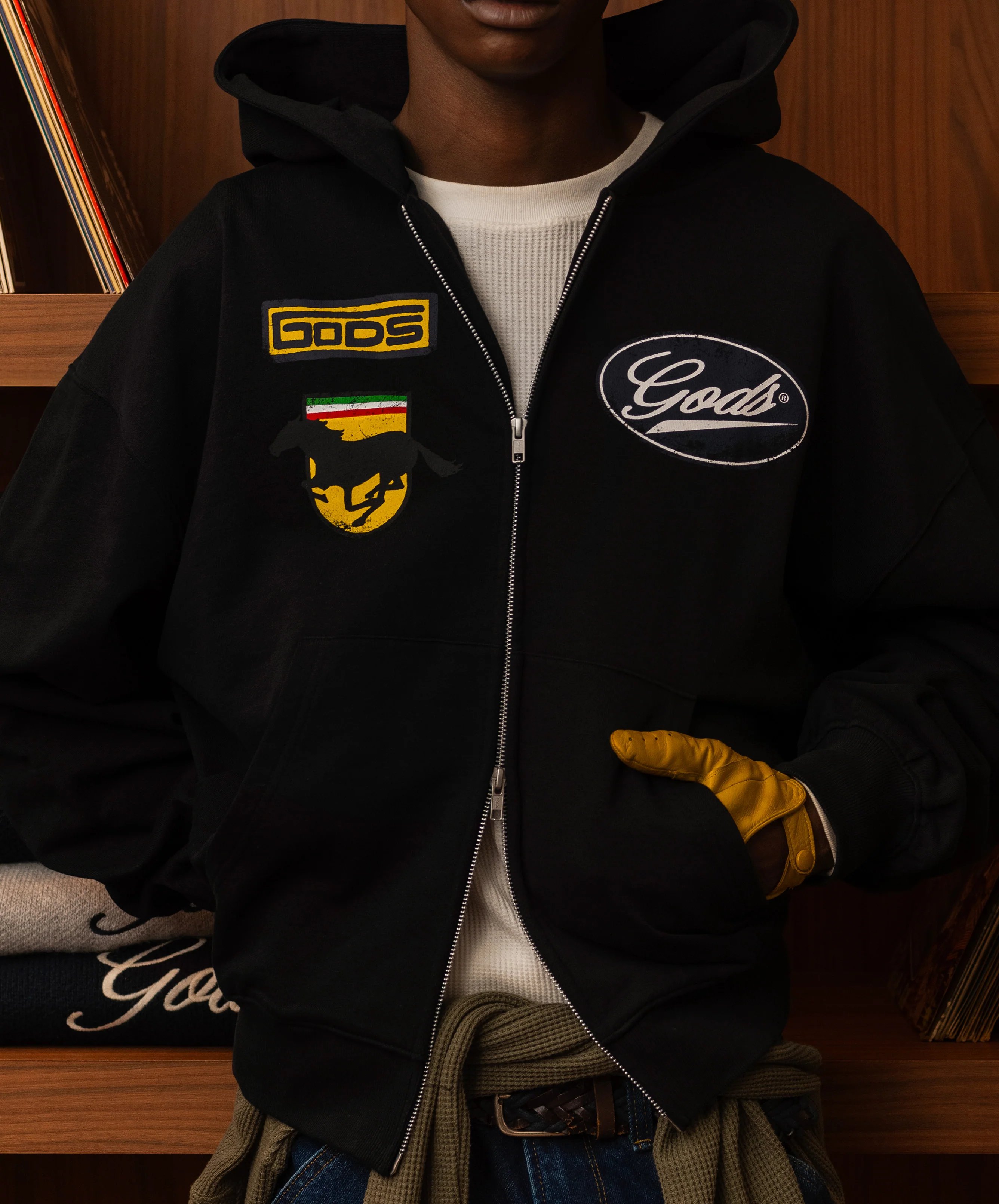 Racing Zipper Black - Image 2