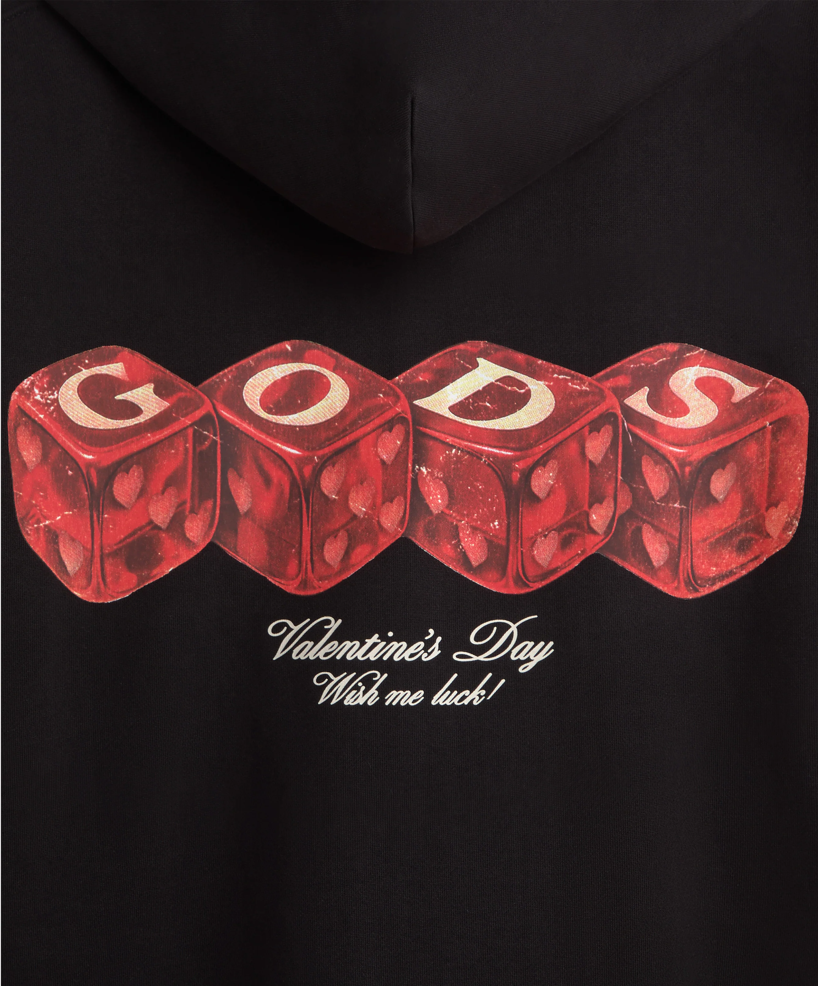 Red Dice Hoodie Black - Image 9
