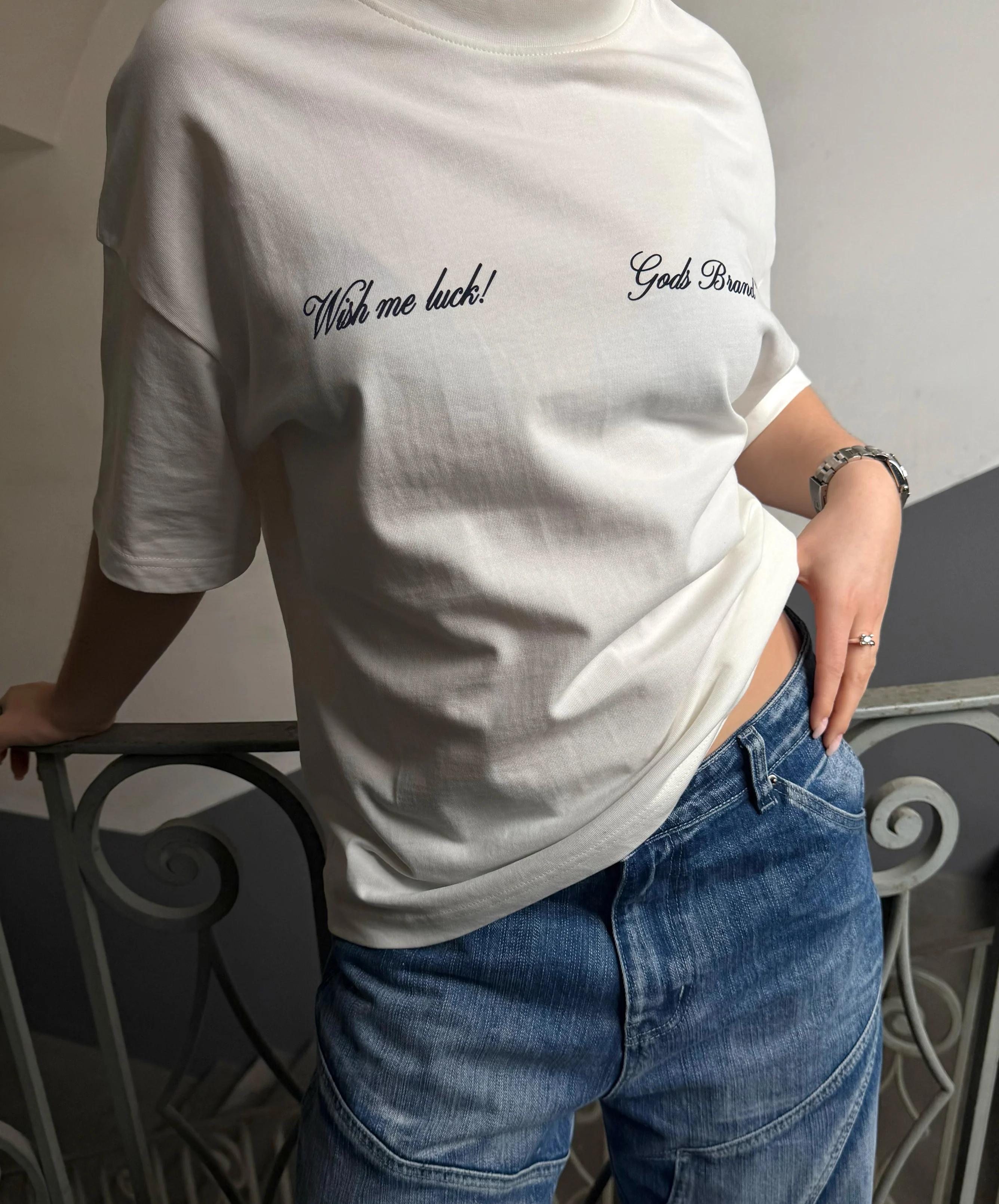 Red Dice Tee Cream - Image 4