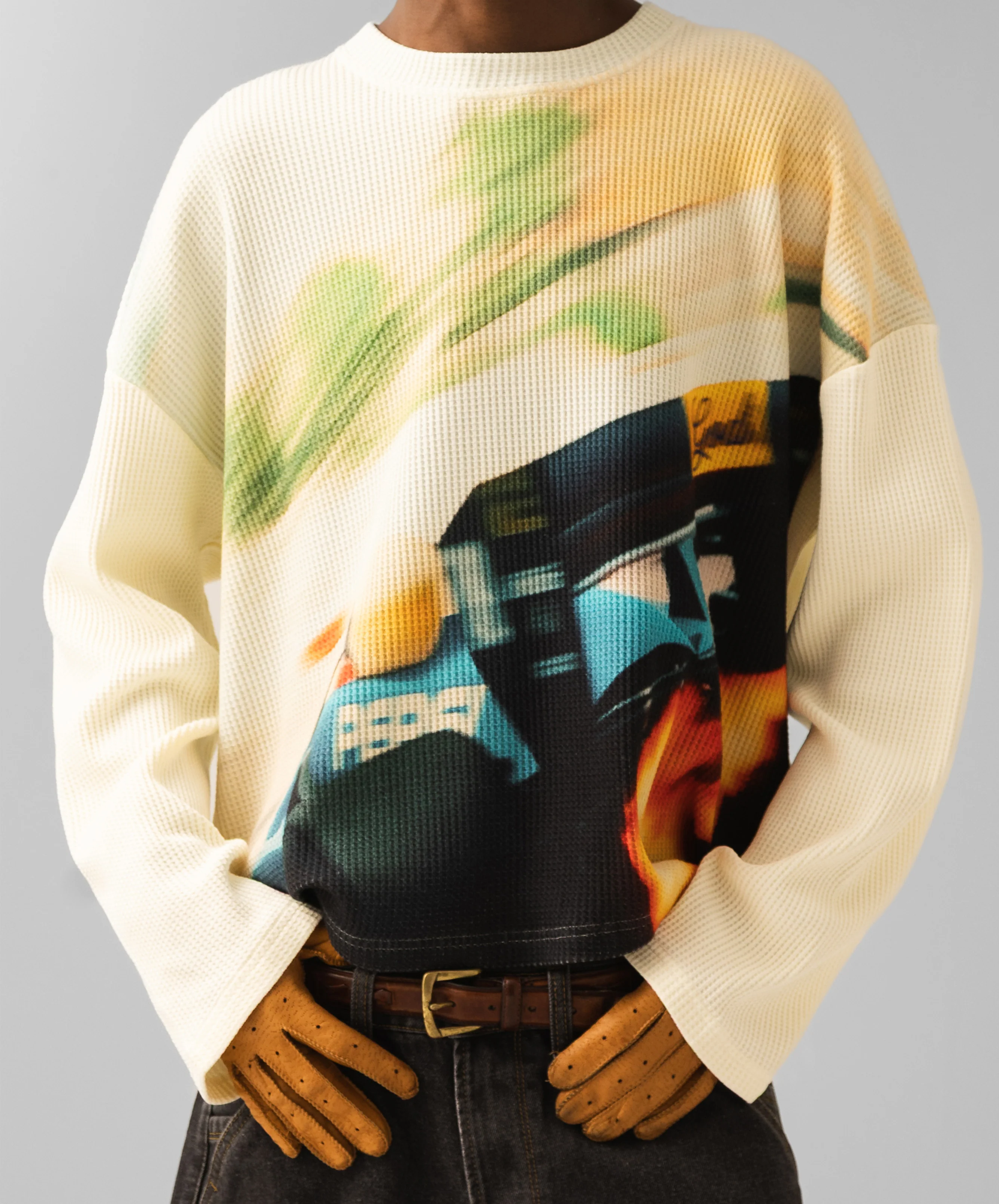 Retro Rally Longsleeve Waffle - Image 6
