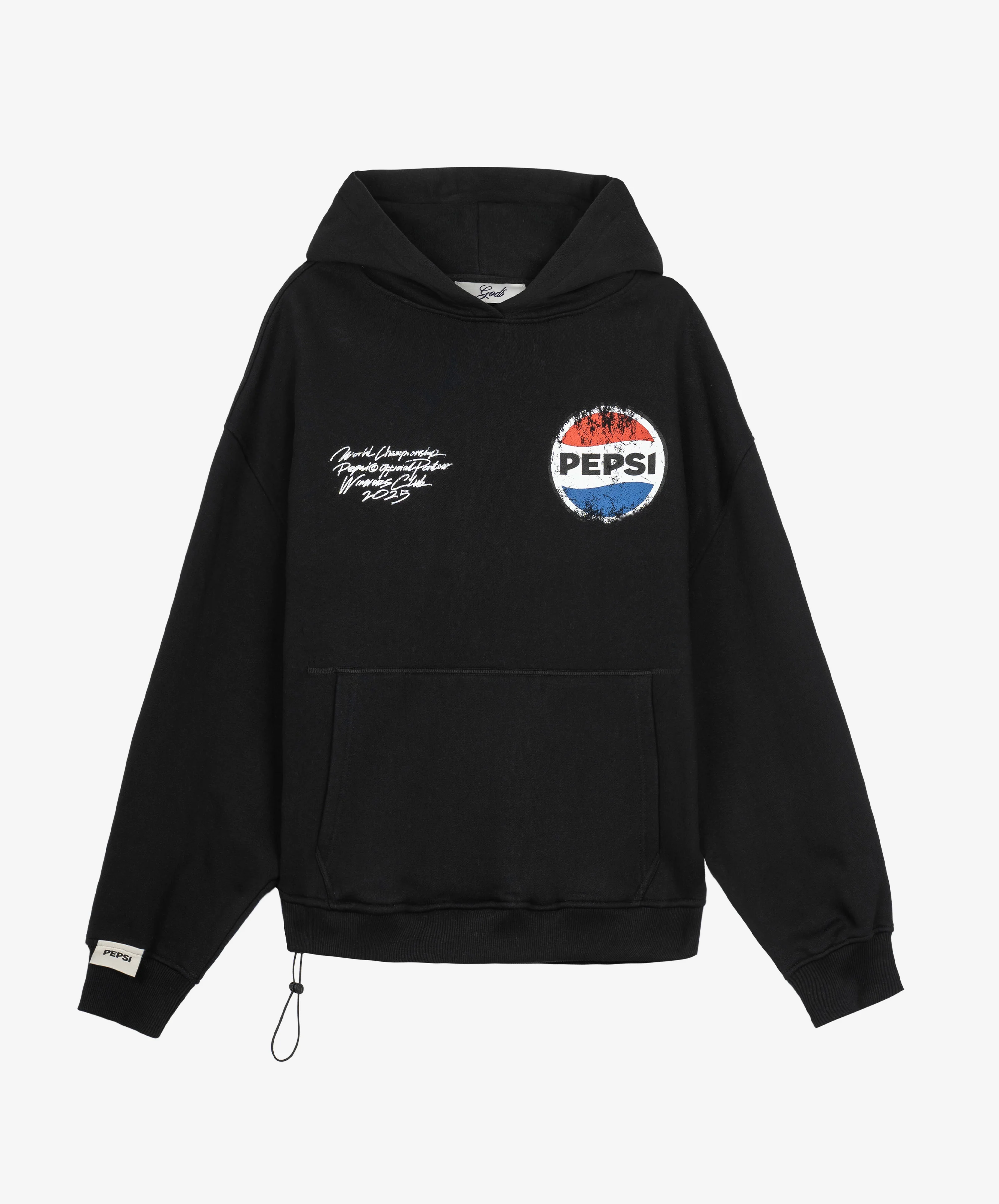 Spark Cropped Hoodie Black - Image 3