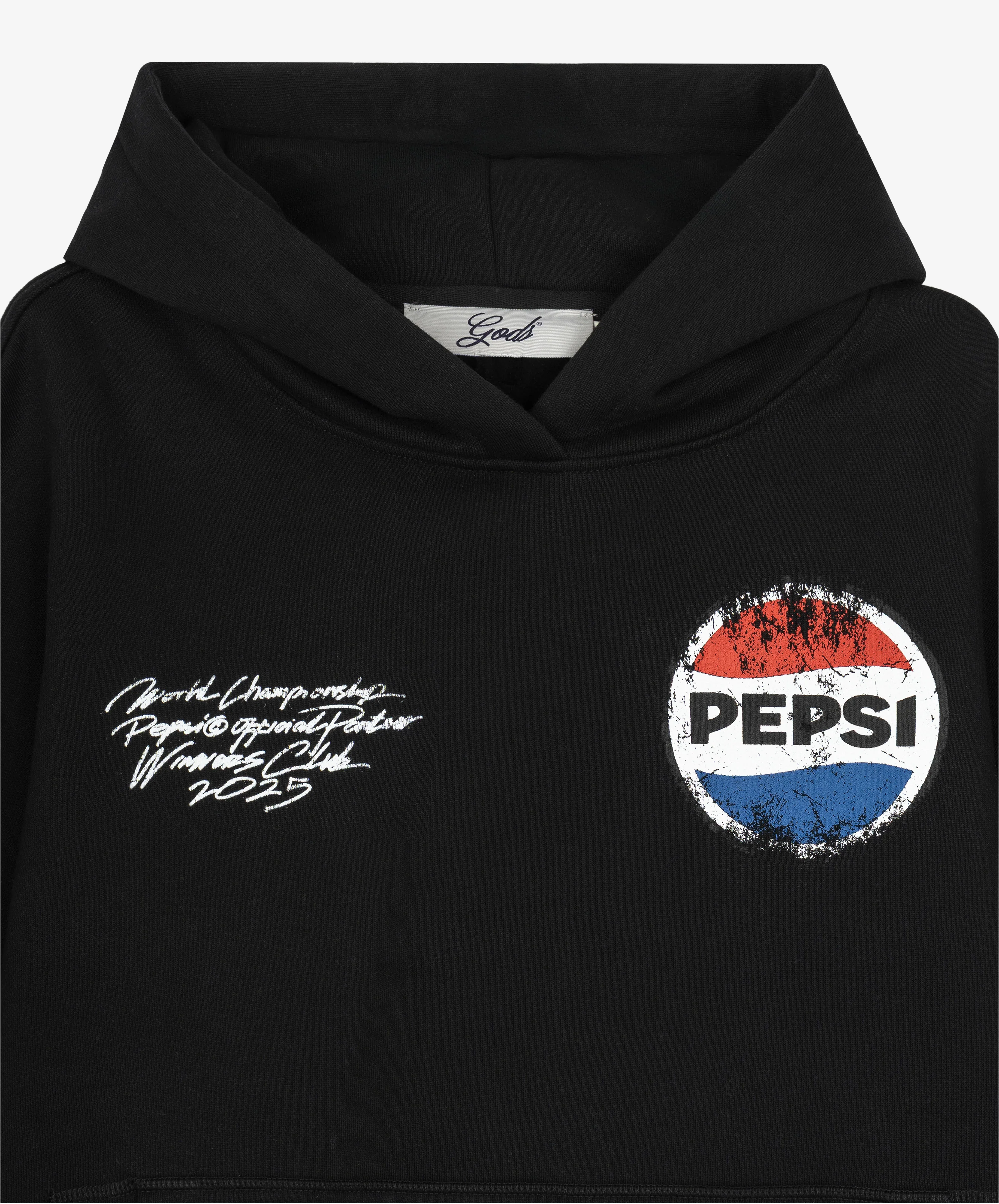 Spark Cropped Hoodie Black - Image 4