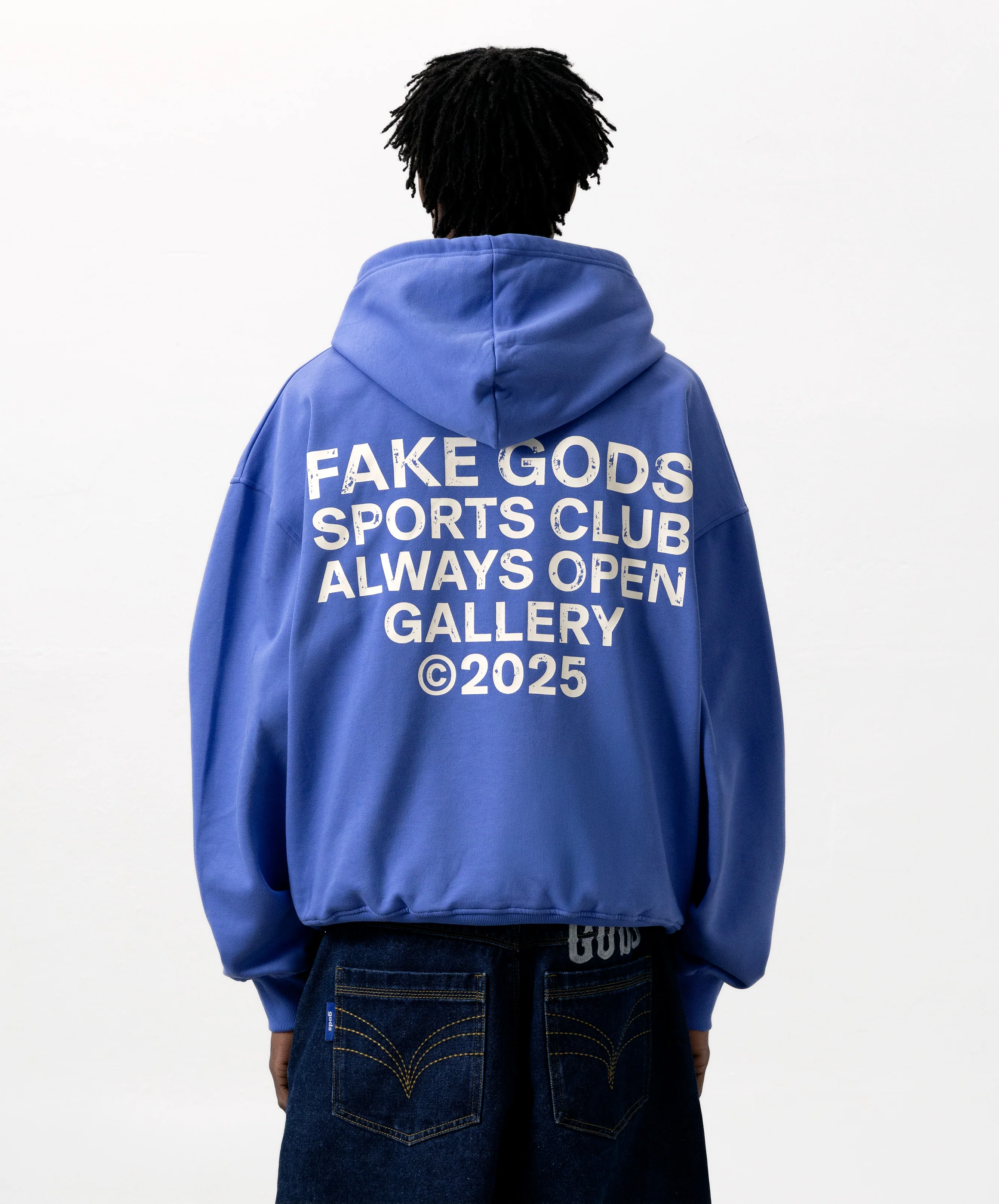 Sports Club Hoodie Blue - Image 2