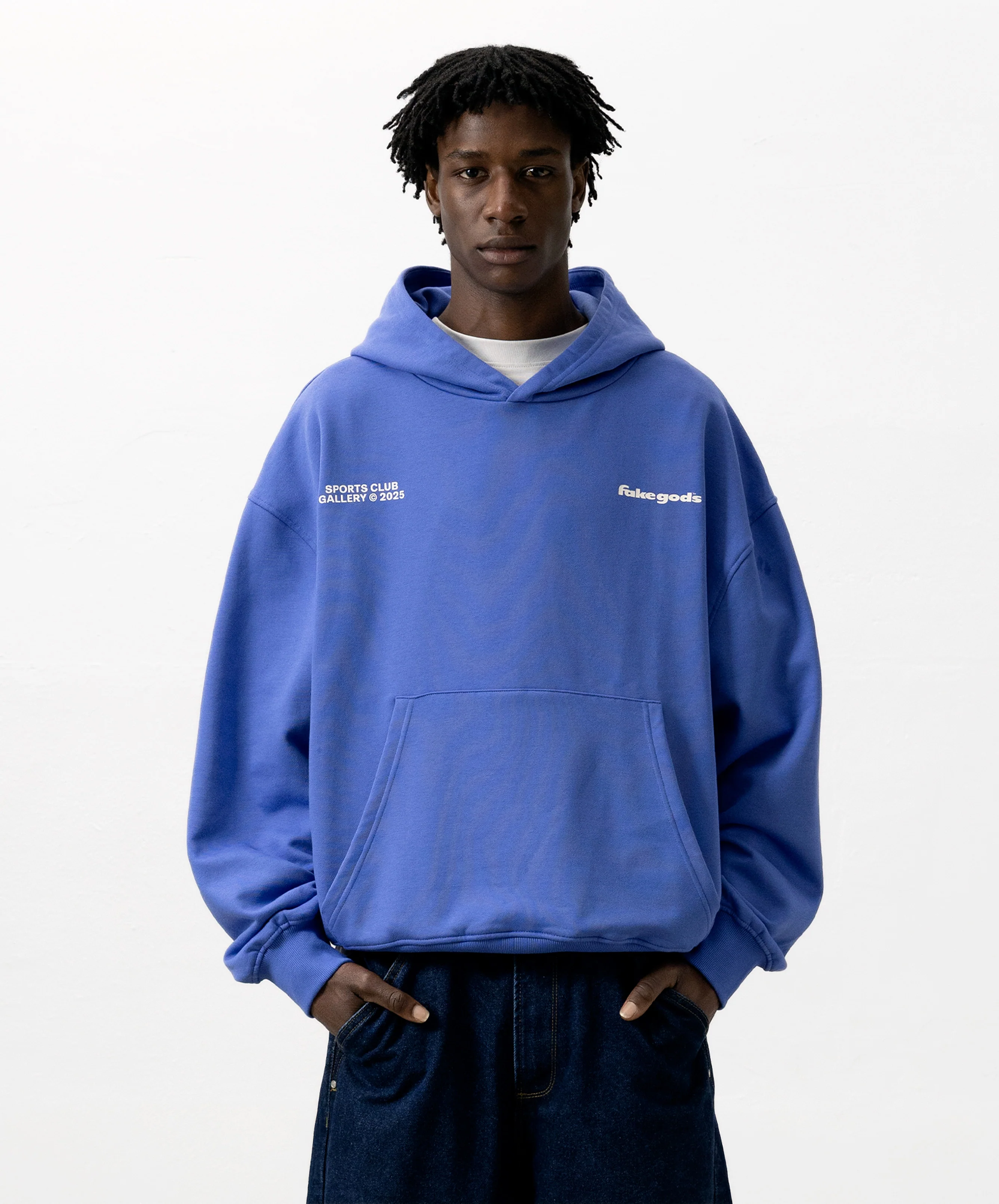 Sports Club Hoodie Blue - Image 4