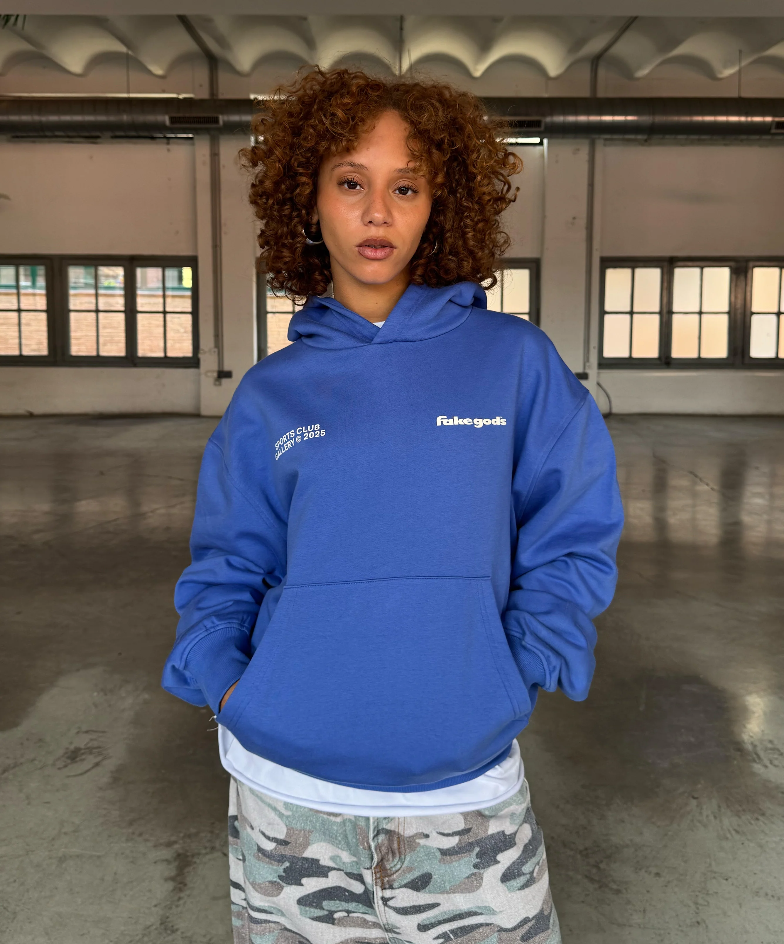 Sports Club Hoodie Blue - Image 6