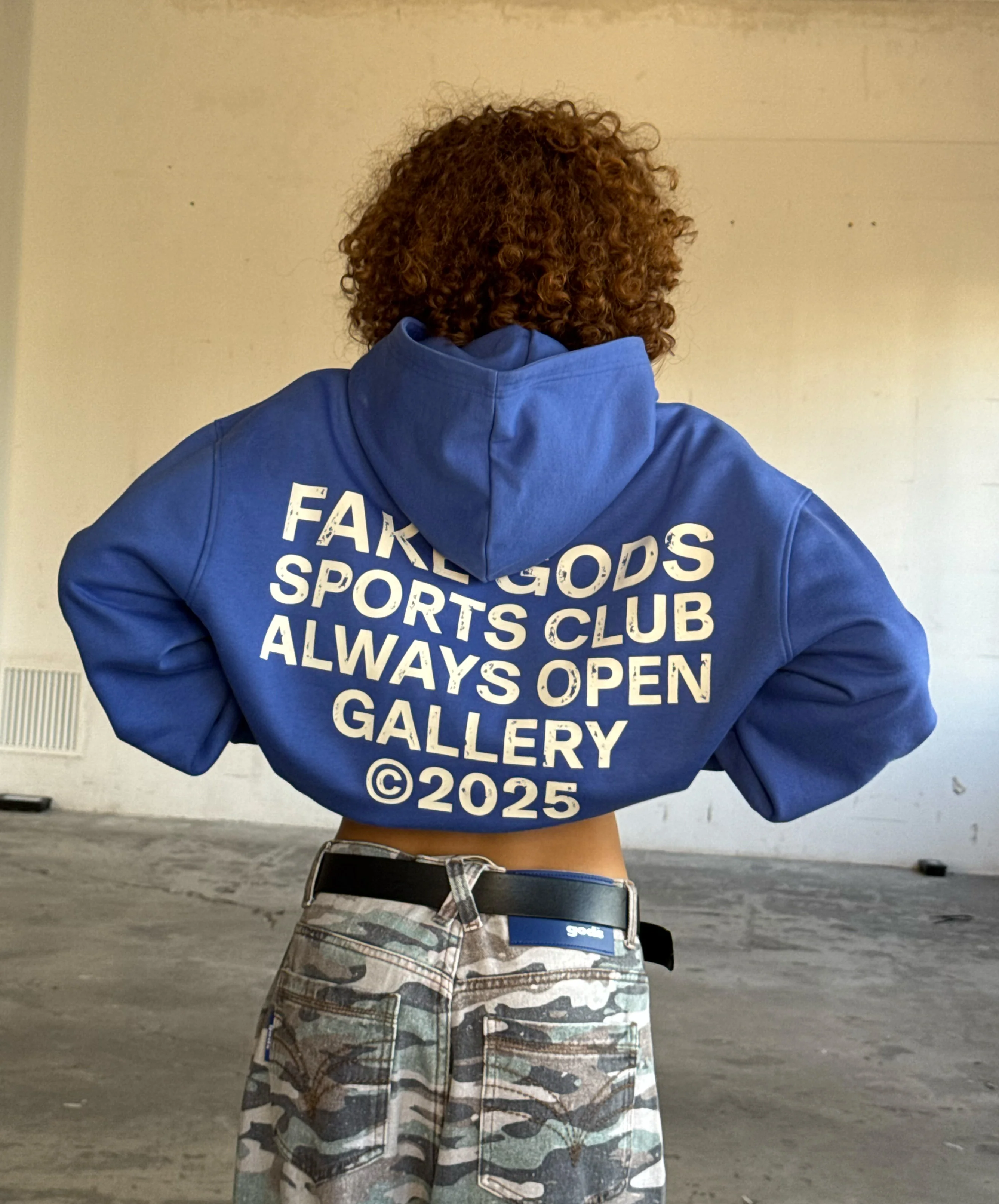 Sports Club Hoodie Blue - Image 8