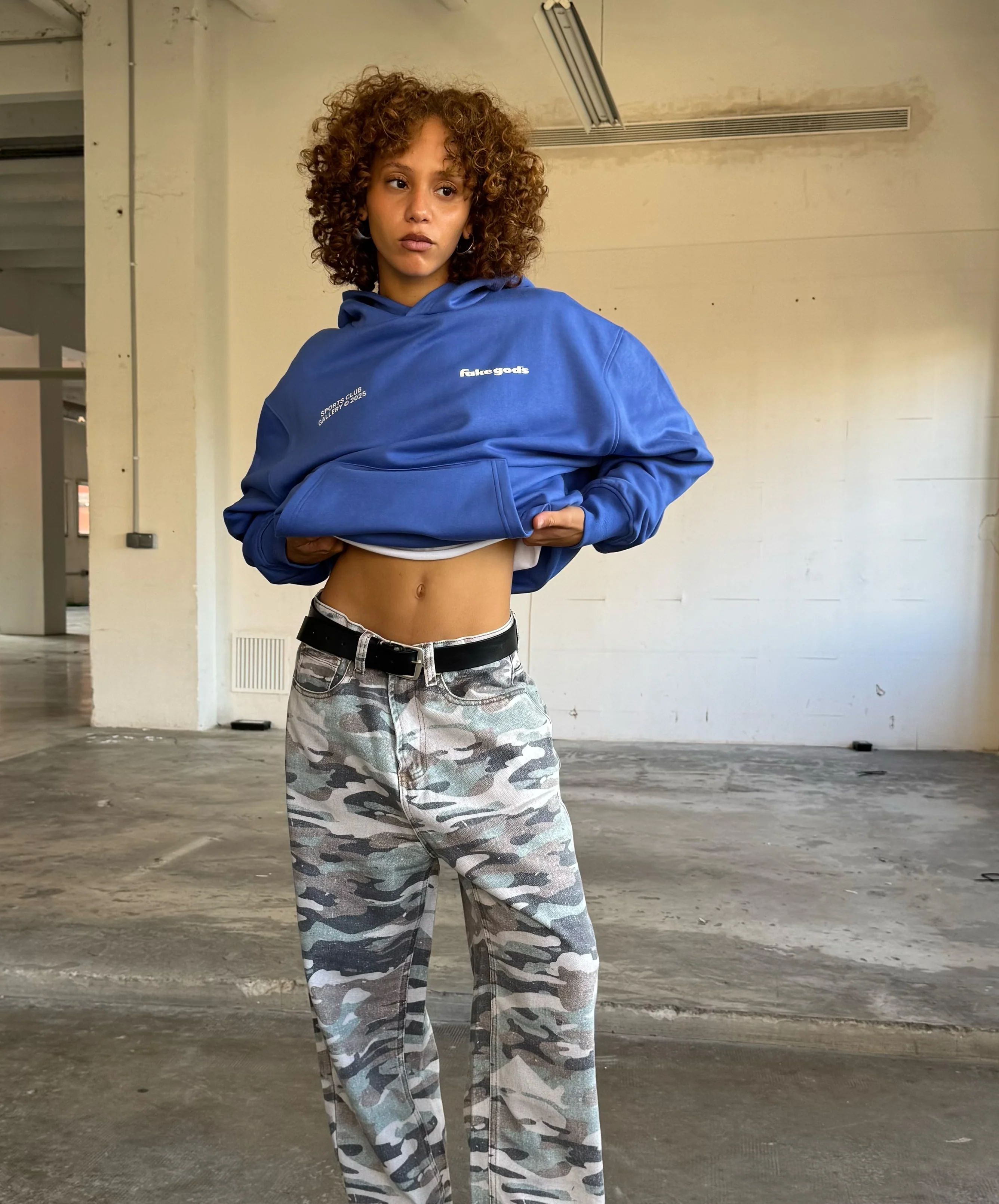 Sports Club Hoodie Blue - Image 9