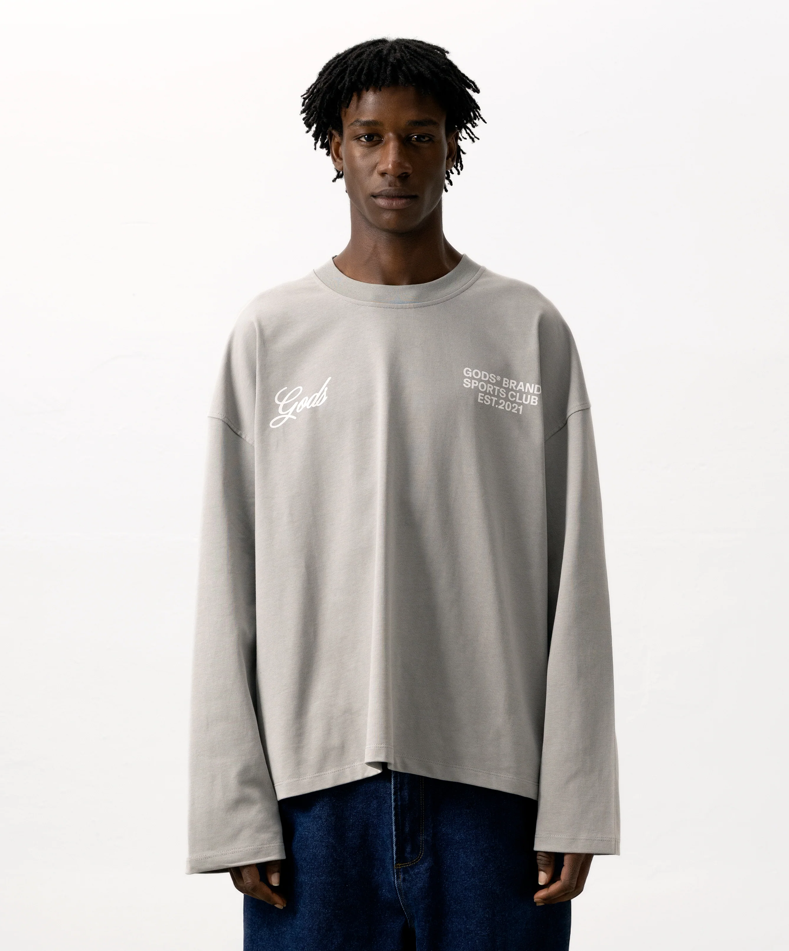 Sports Club Longsleeve Grey - Image 3