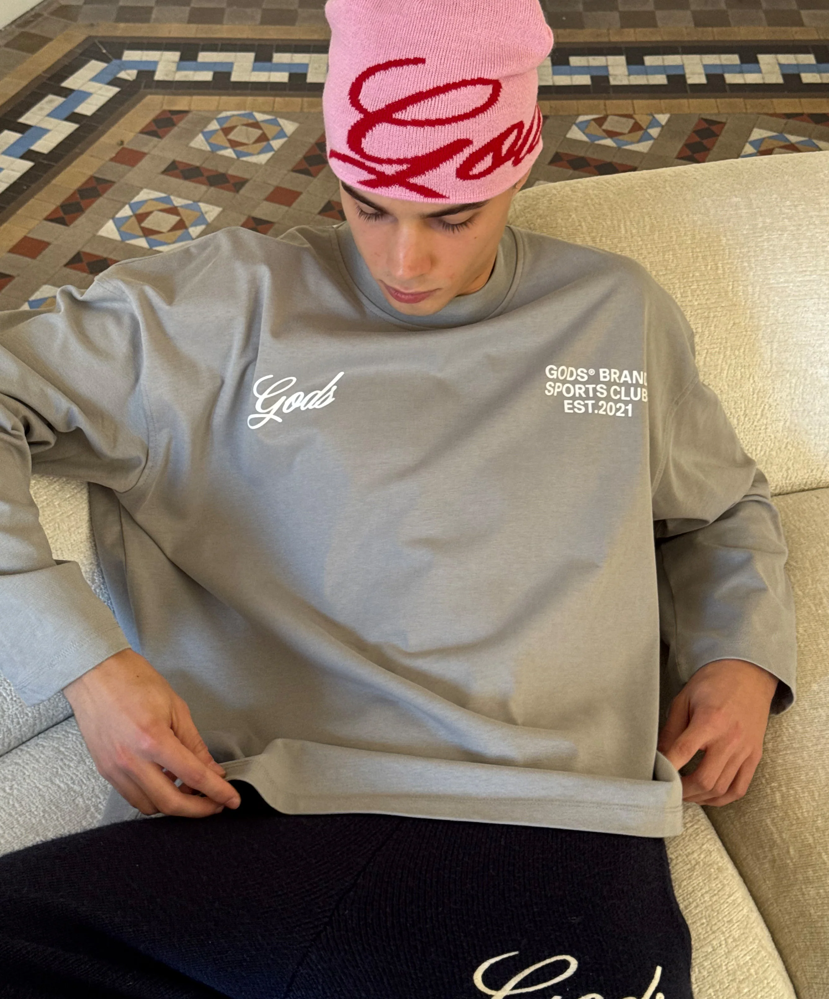 Sports Club Longsleeve Grey - Image 6
