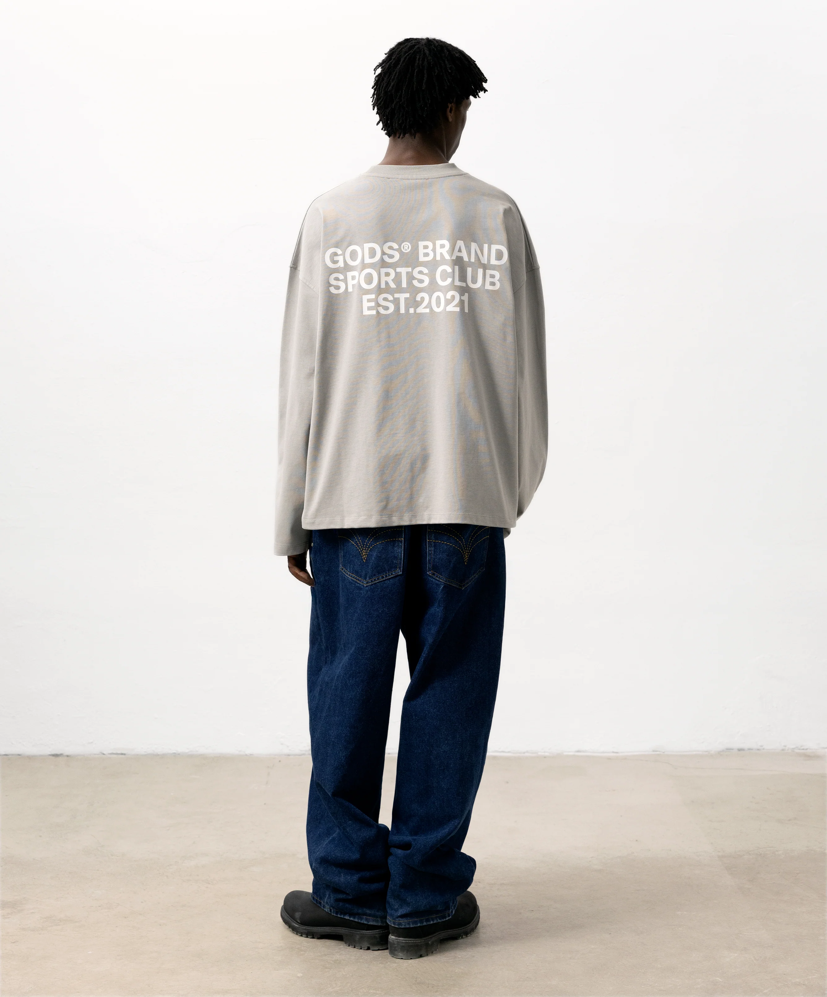Sports Club Longsleeve Grey - Image 7