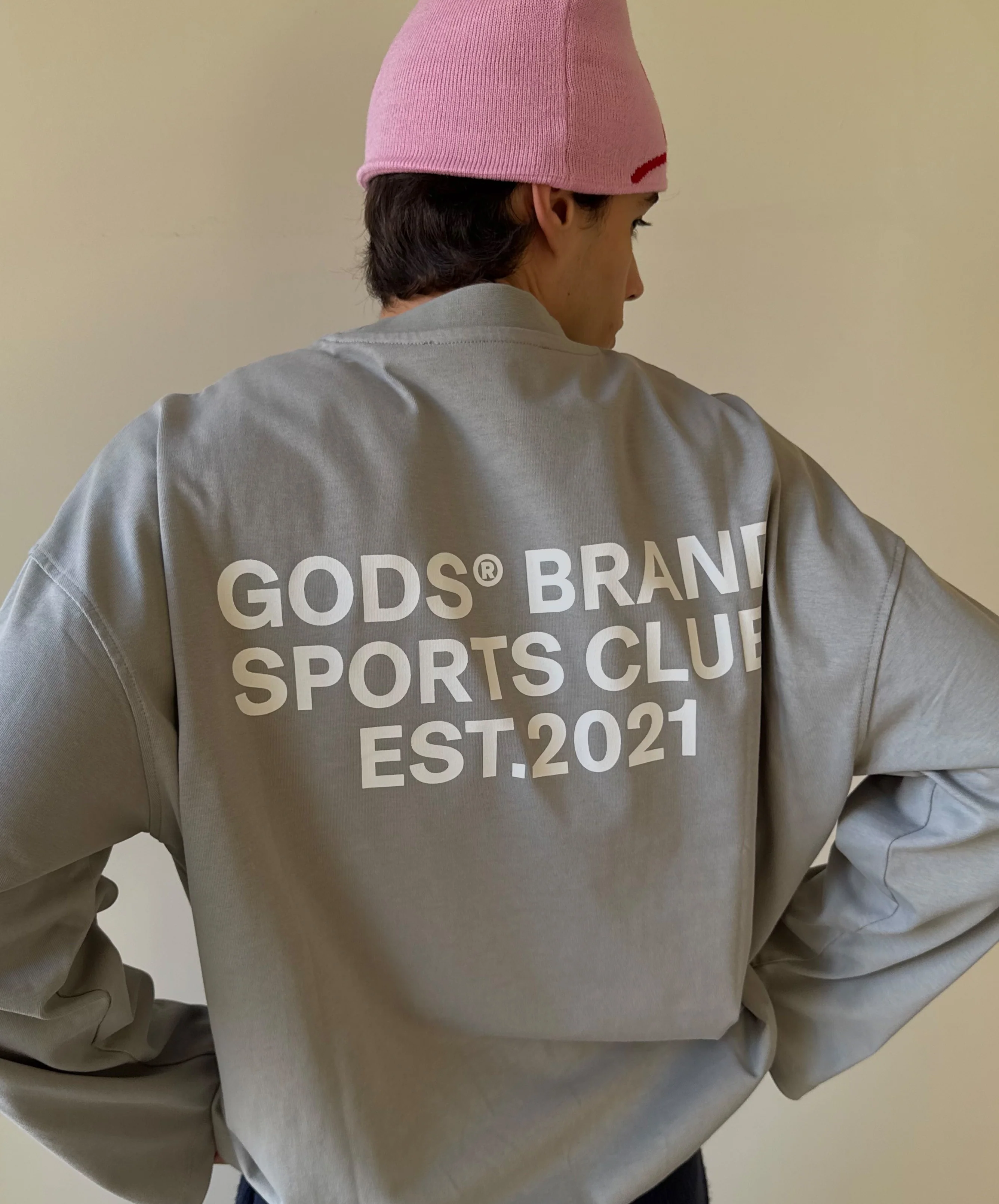 Sports Club Longsleeve Grey - Image 8