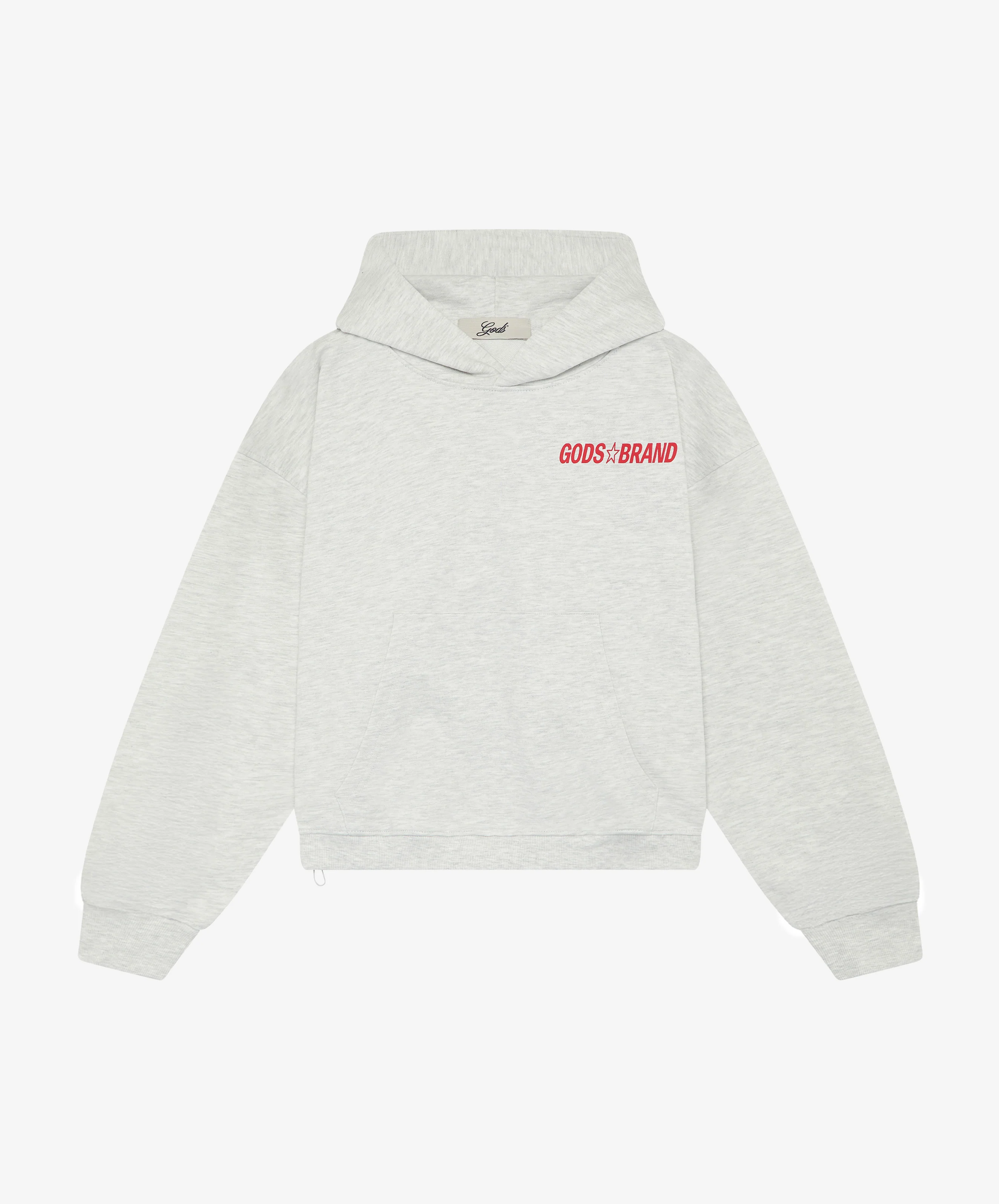 Sportscar Hoodie Grey Melange - Image 3