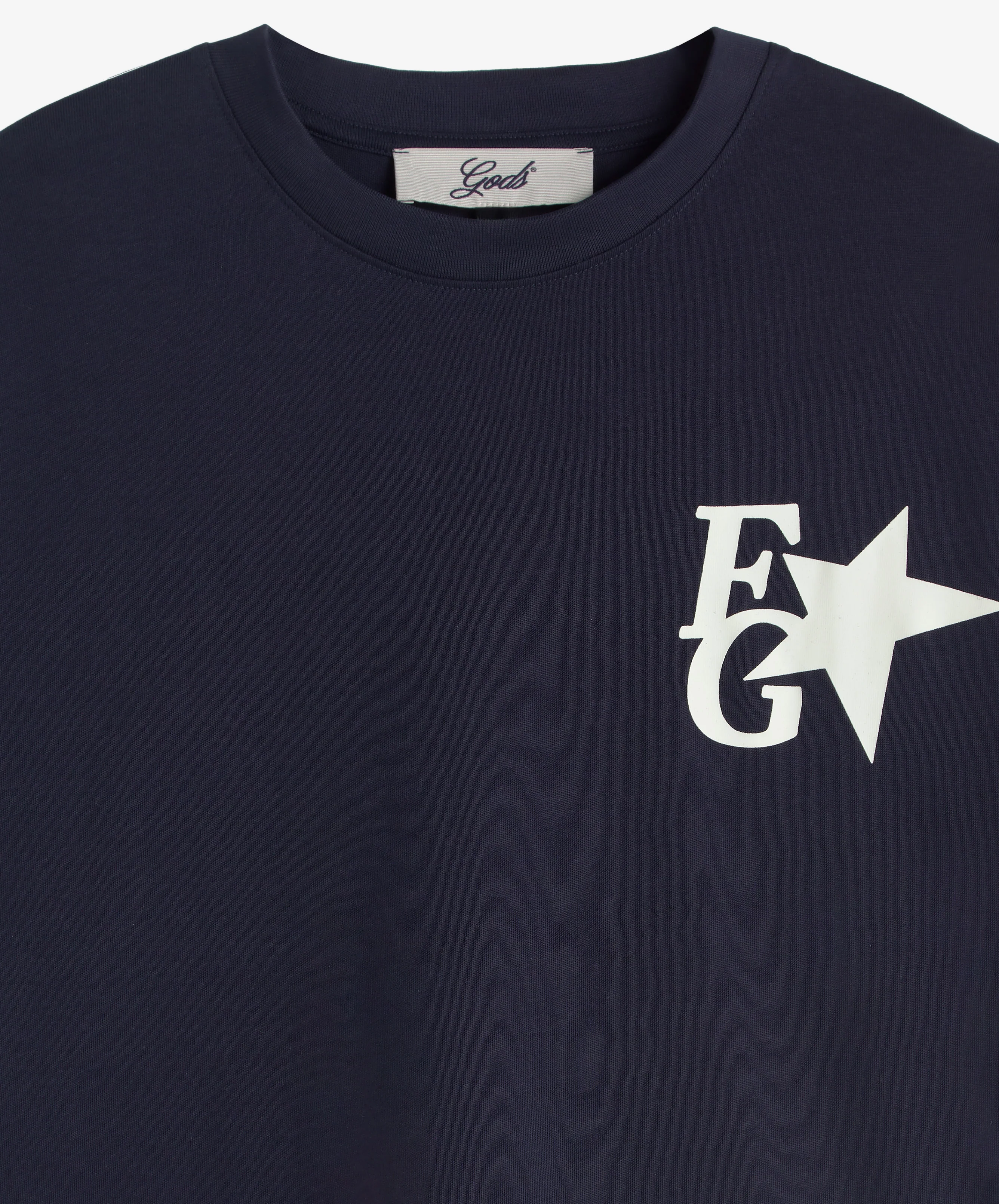 Star Boxy Tee Navy - Image 11