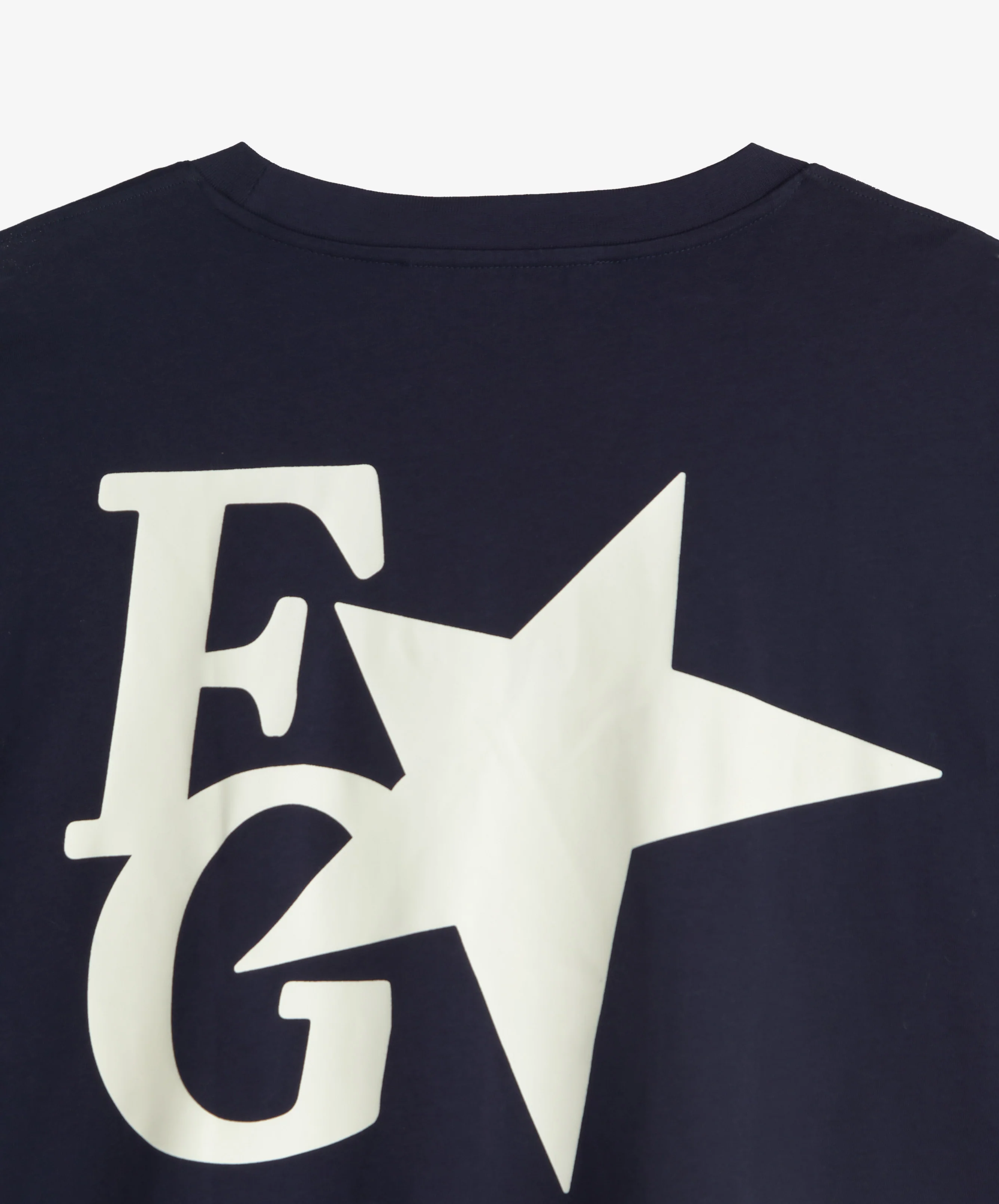 Star Boxy Tee Navy - Image 9