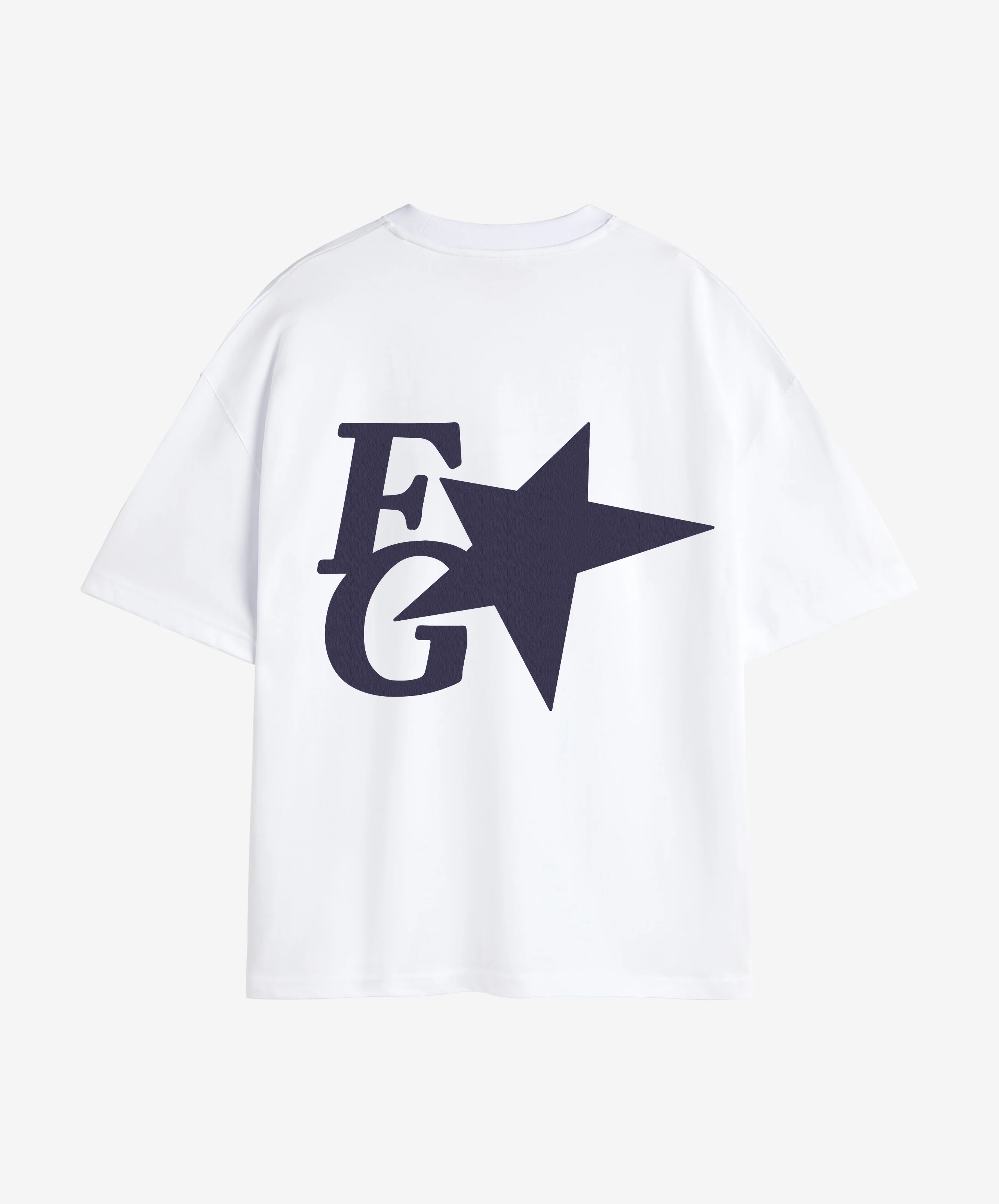 Star Boxy Tee White - Image 5