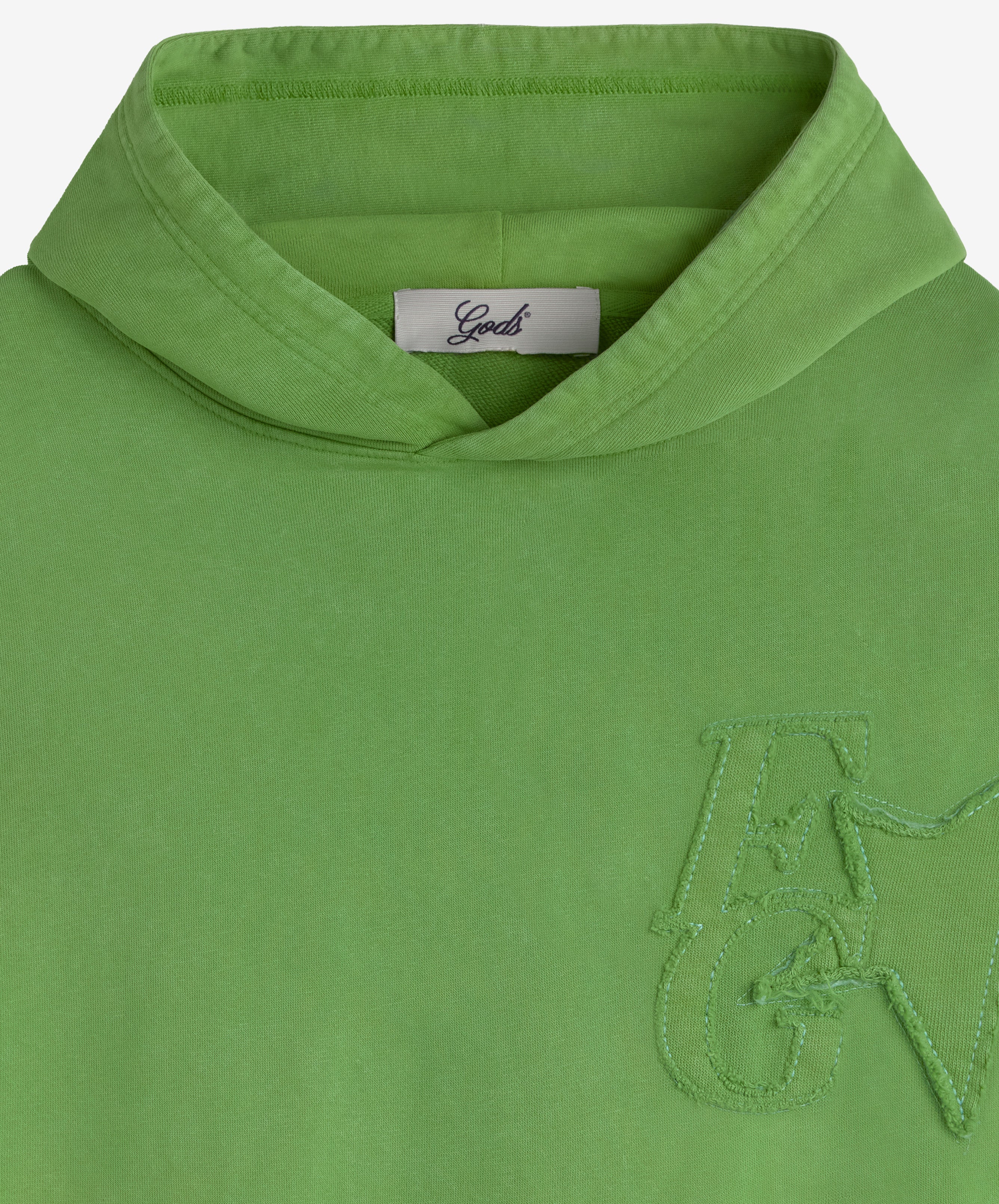 Star Washed Hoodie Green - Image 6