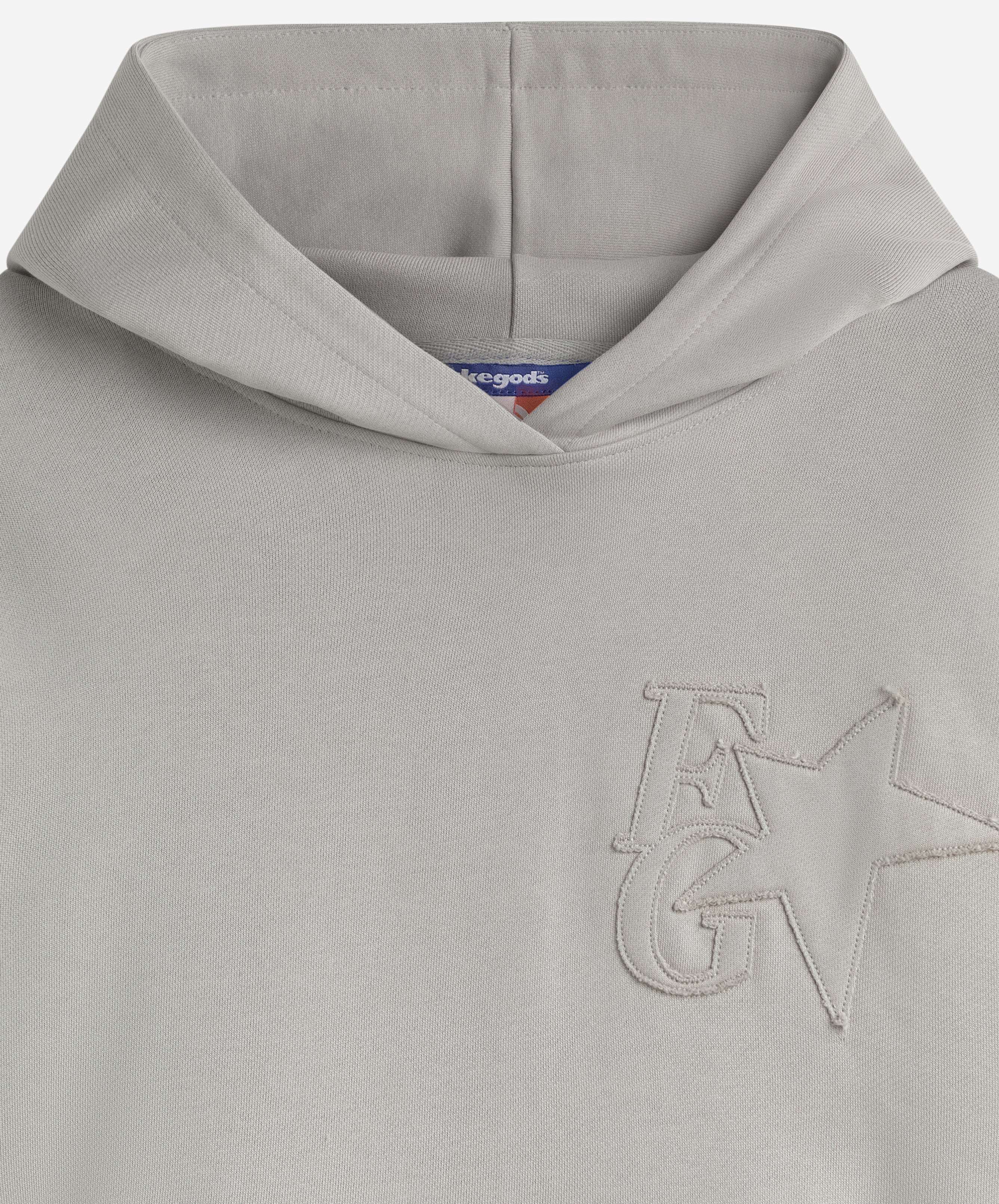 Star Hoodie Mid Grey - Image 11