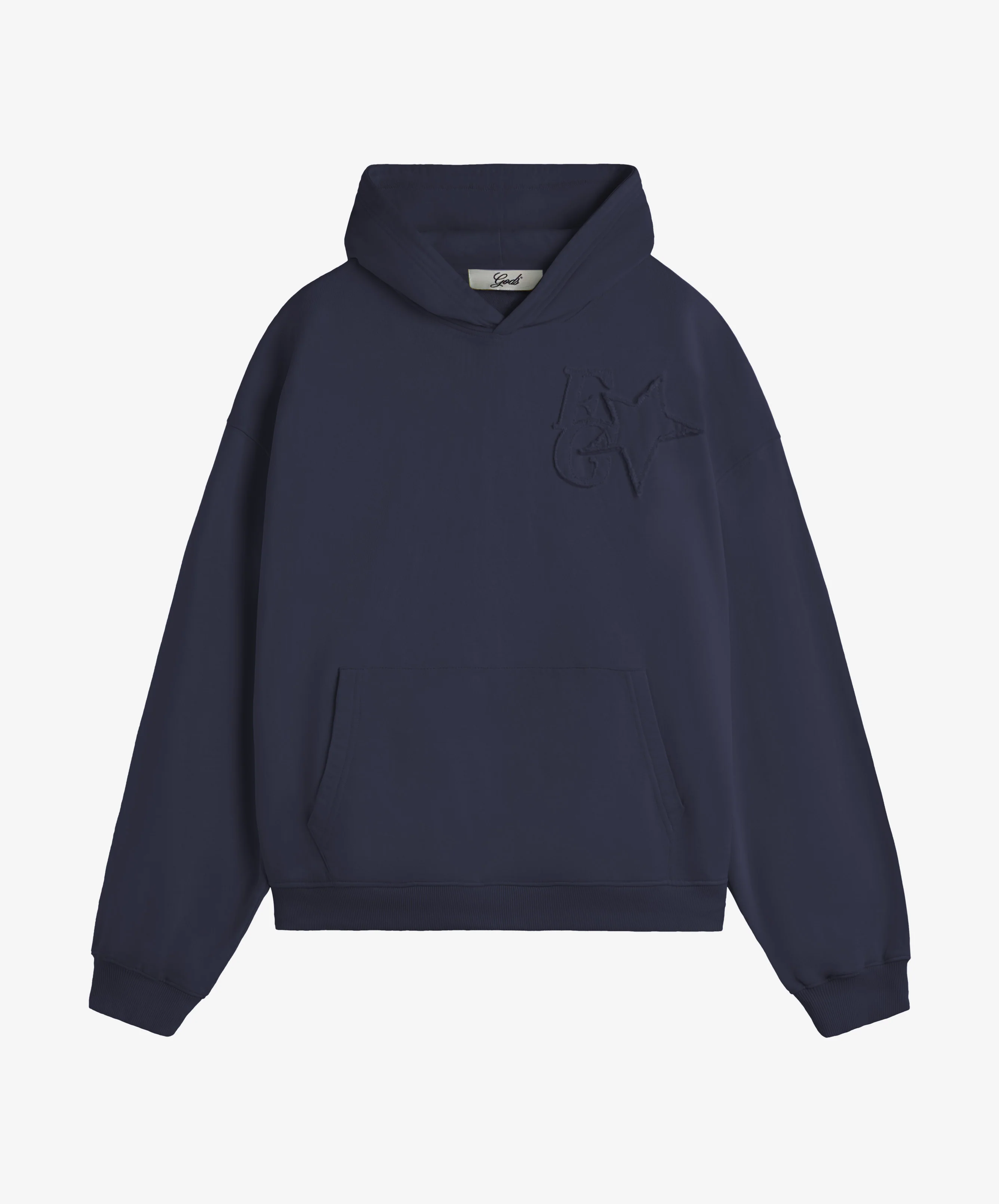 Star Washed Hoodie Navy - Image 2
